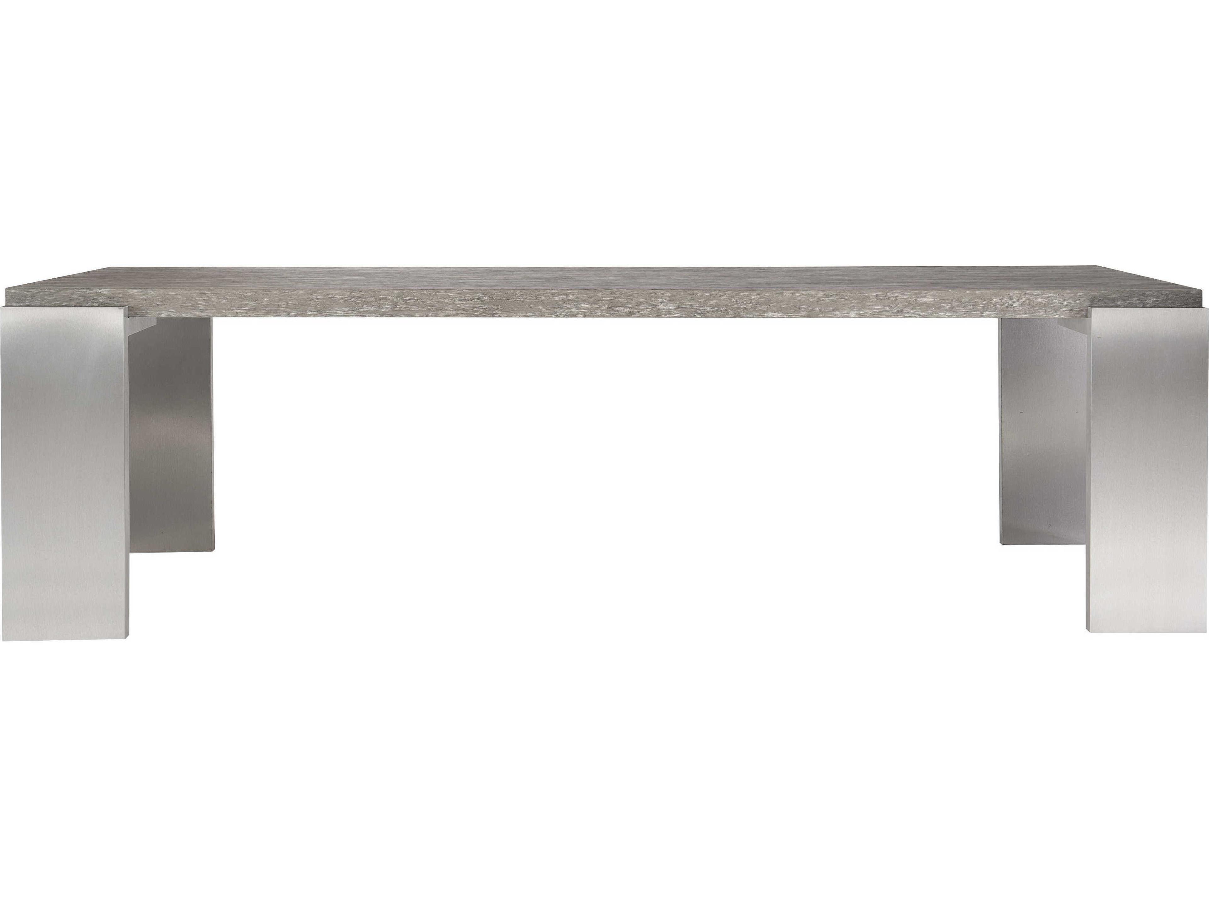 Bernhardt Foundations Rectangular Wood Light Shale Dining Table