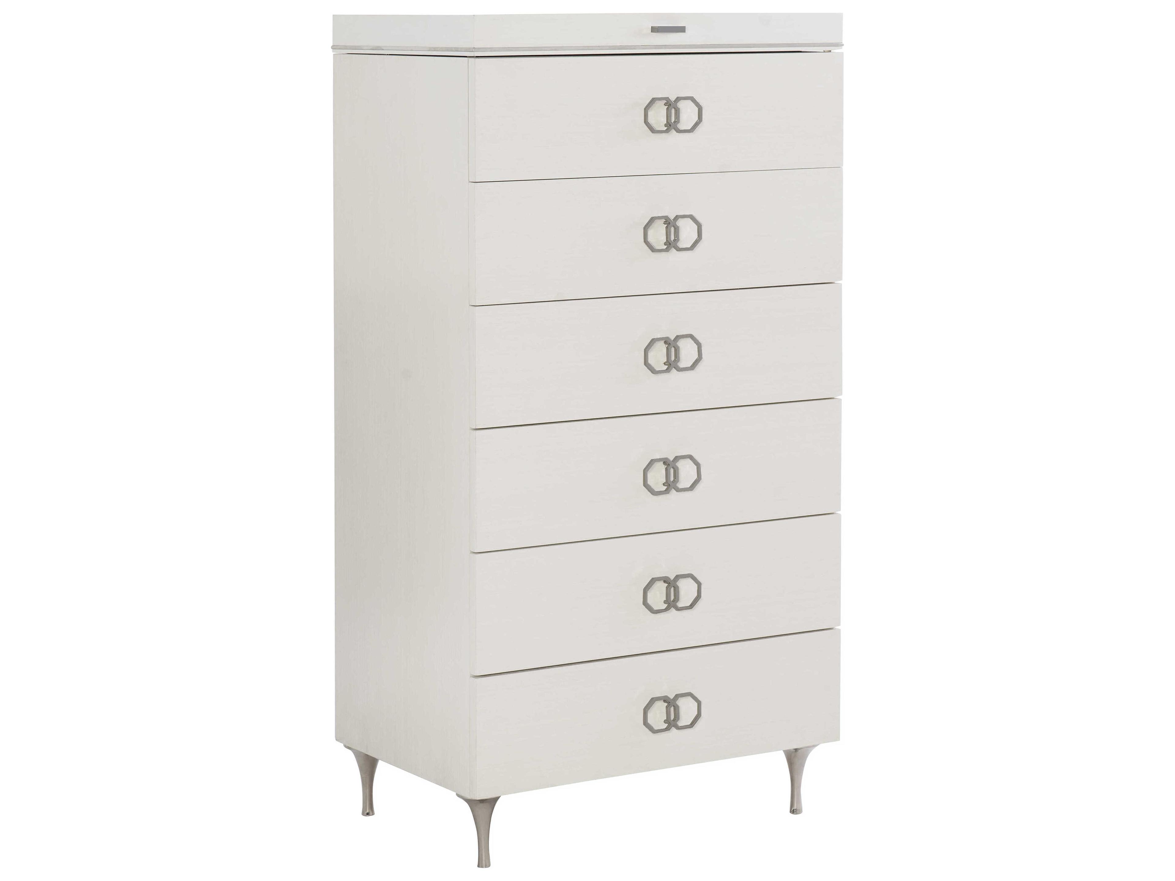 Bernhardt Silhouette 6-Drawers Eggshell White Accent Chest