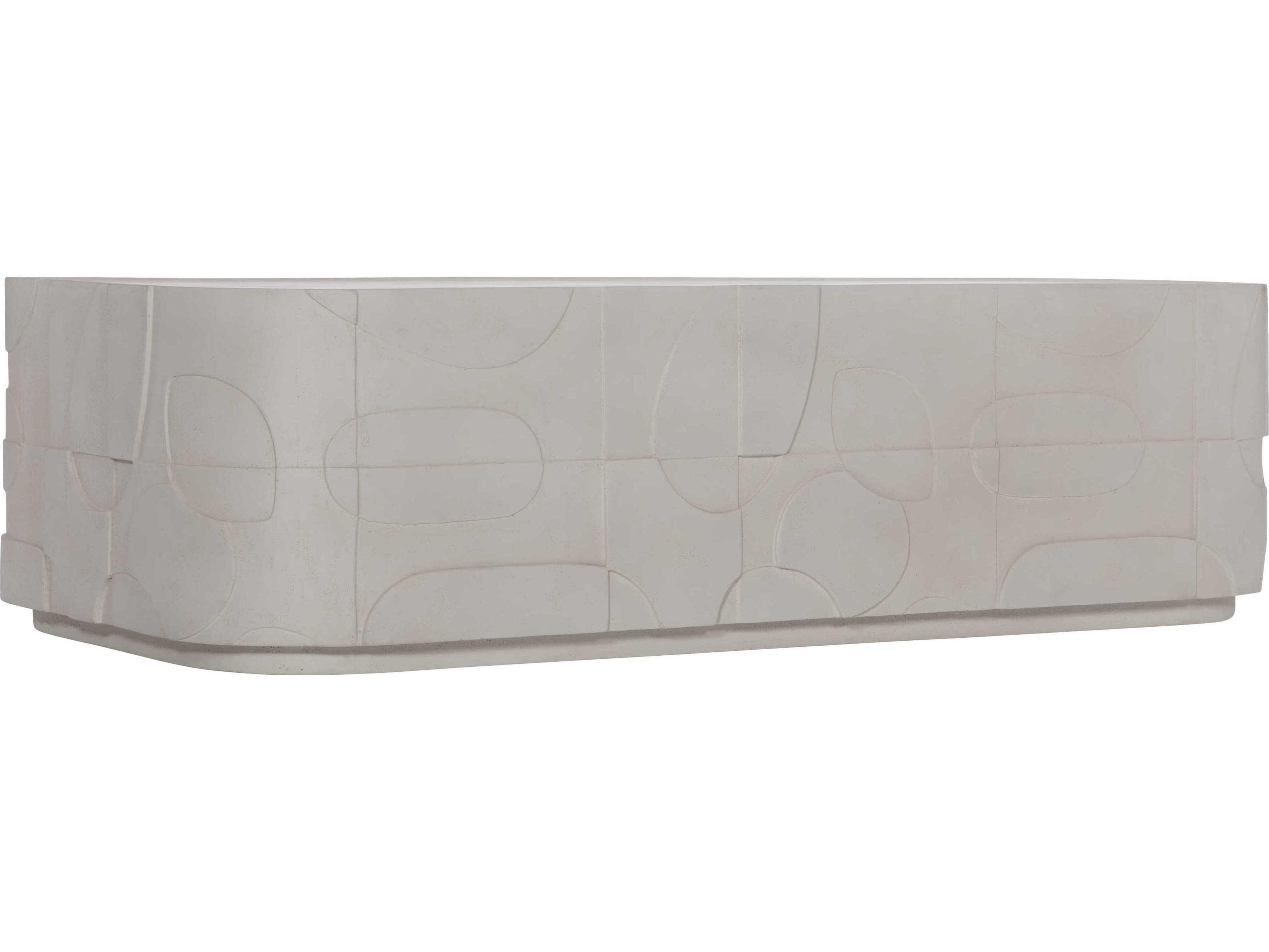 Bernhardt Zina Rectangular Stone Cocktail Table
