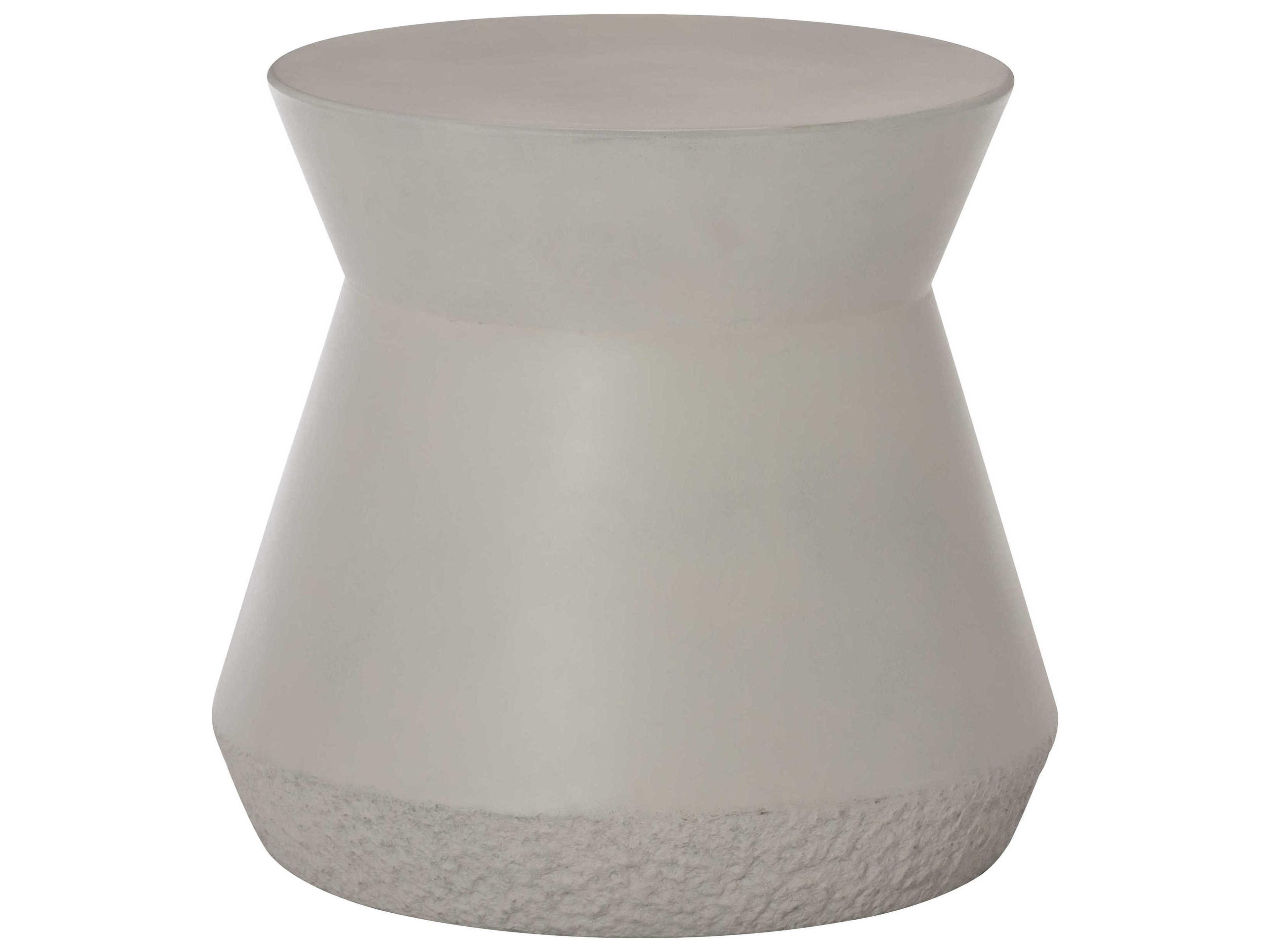 Bernhardt Nidra Round Concrete Accent Table