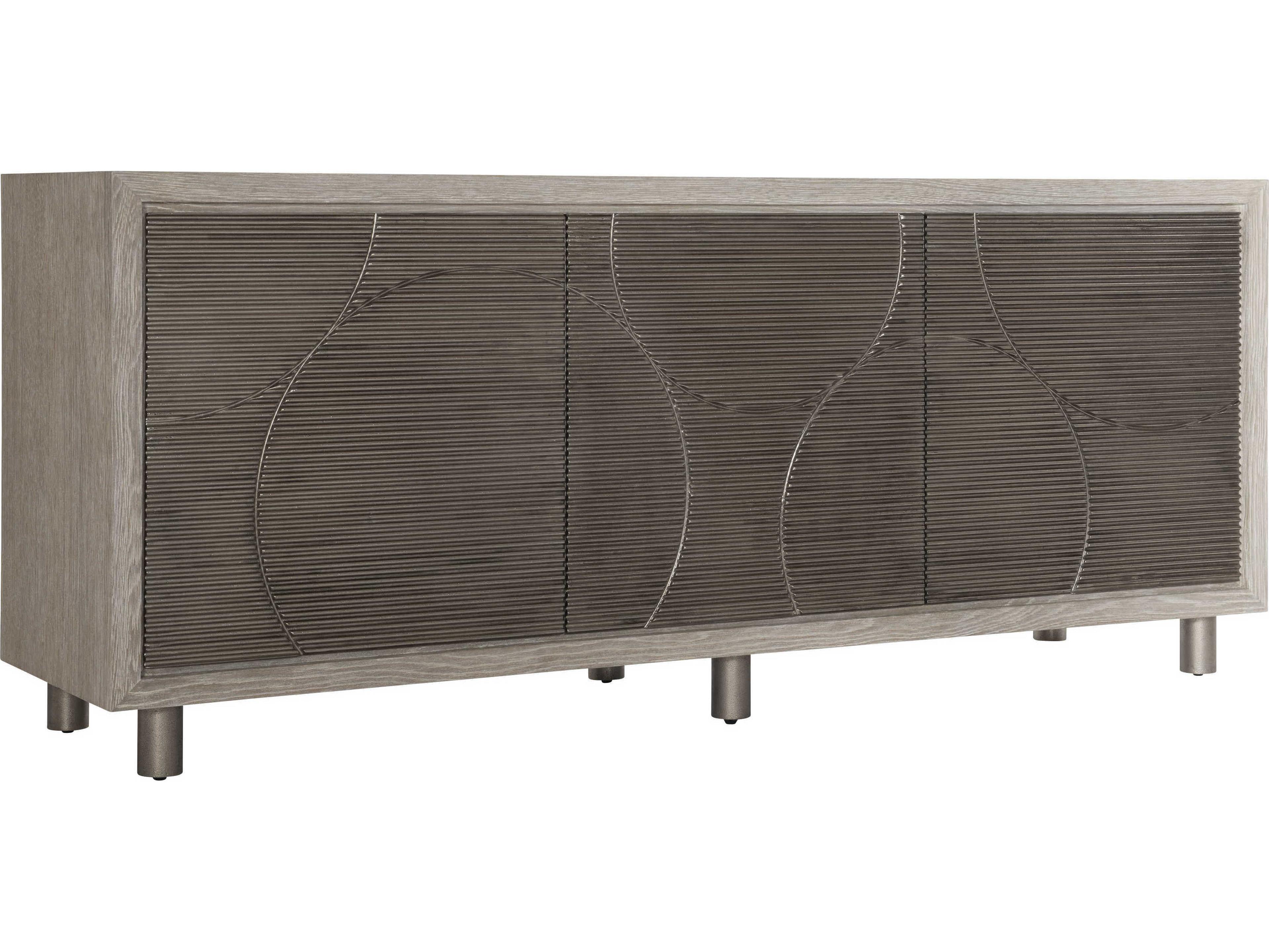 Bernhardt Formosa 76" Oak Wood Entertainment Credenza