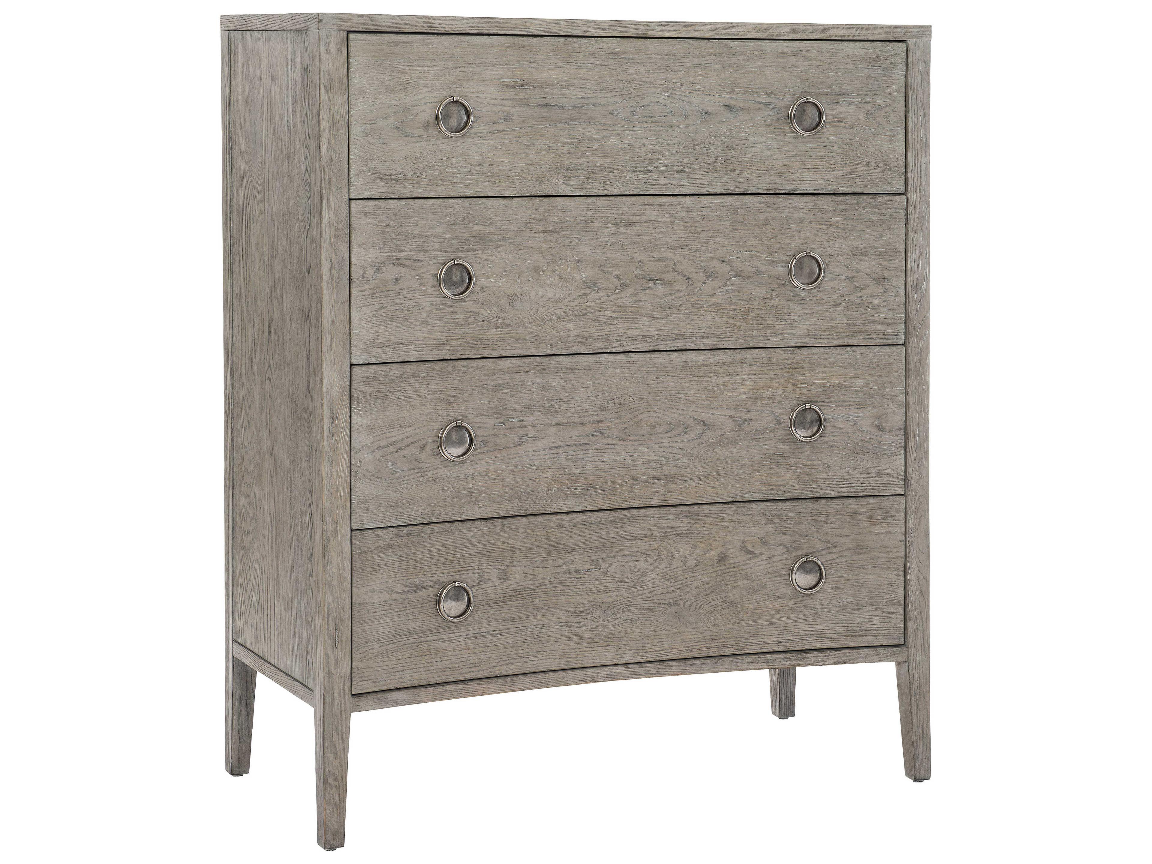Bernhardt Albion 4-Drawers Pewter Gray Accent Chest