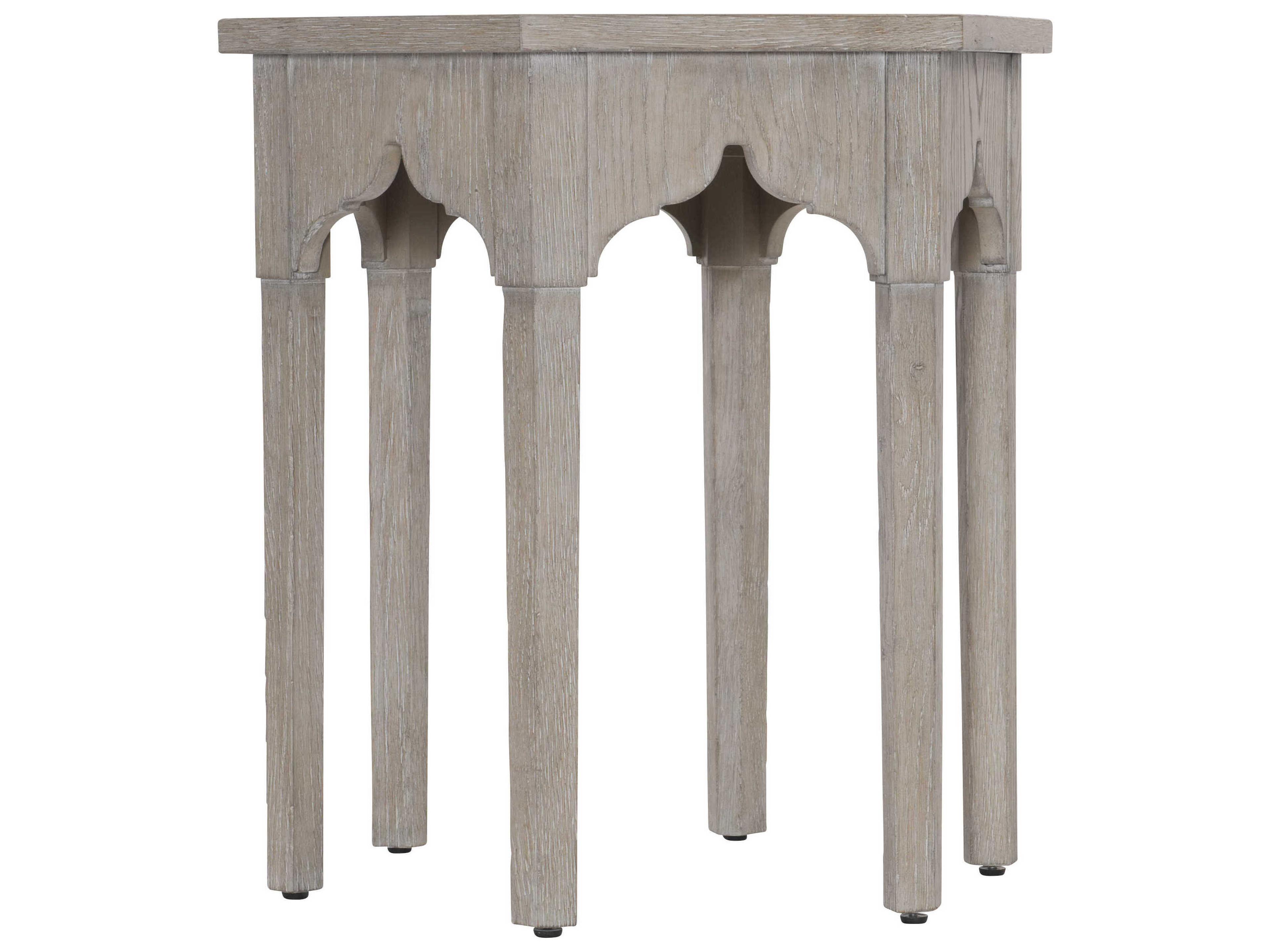 Bernhardt Albion Hexagon Wood End Table