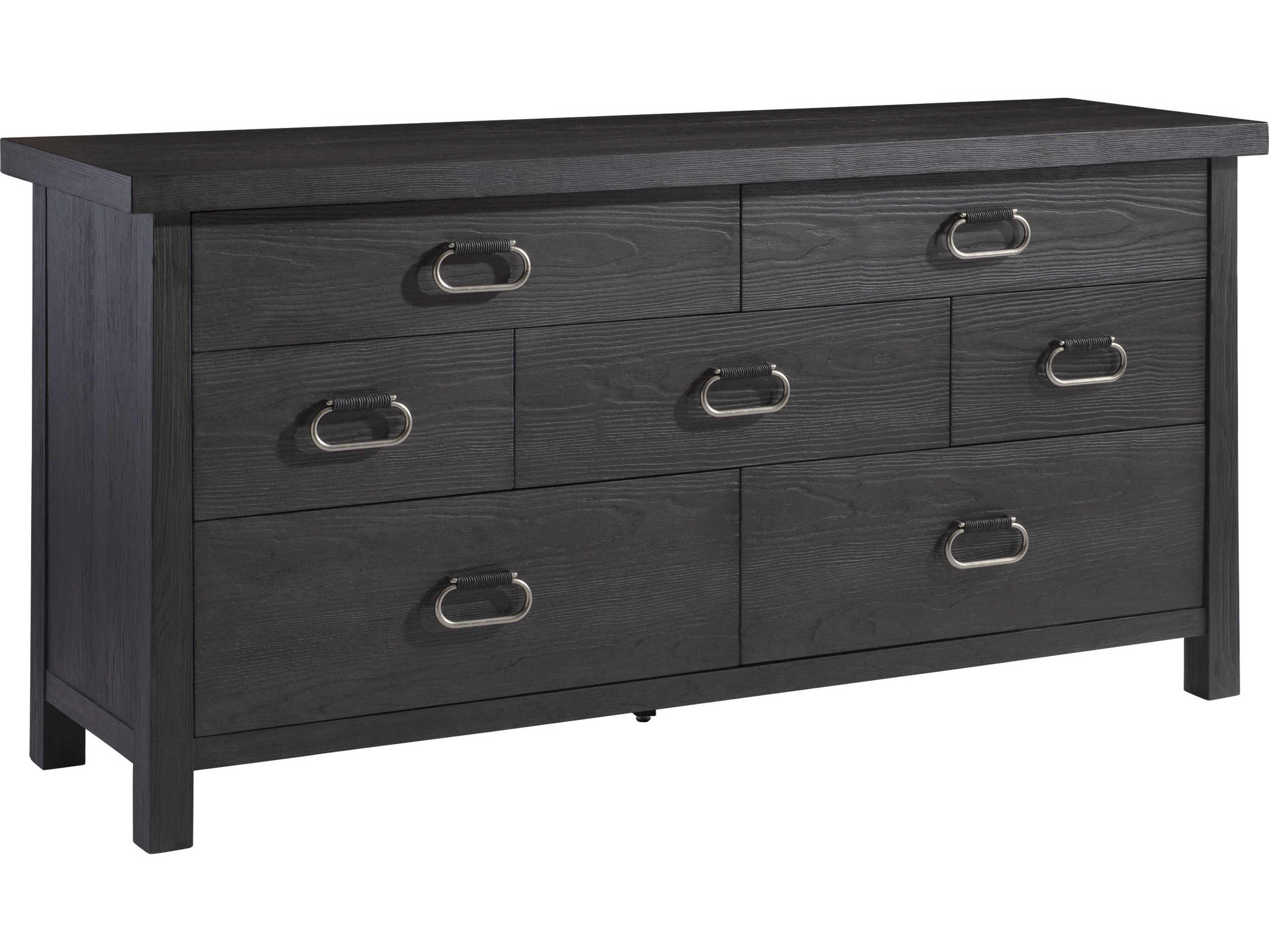 Bernhardt Trianon 7-Drawers Black Double Dresser