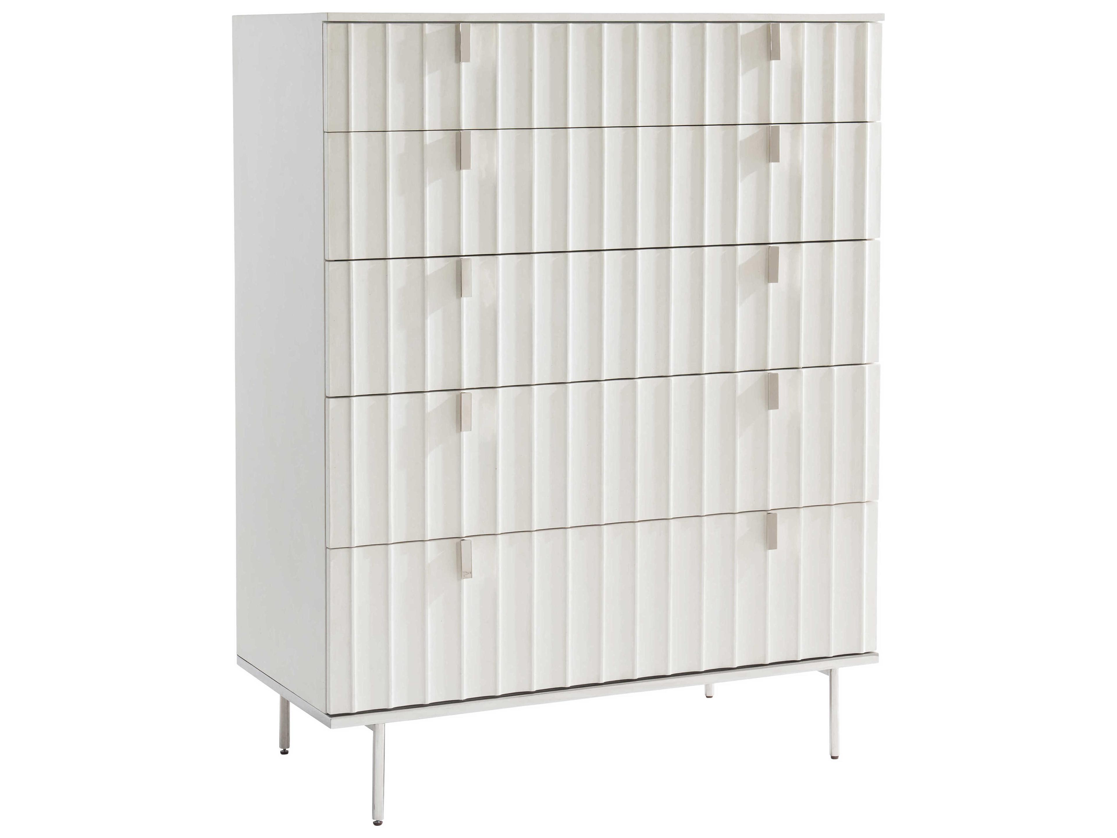 Bernhardt Modulum 5-Drawers White Accent Chest