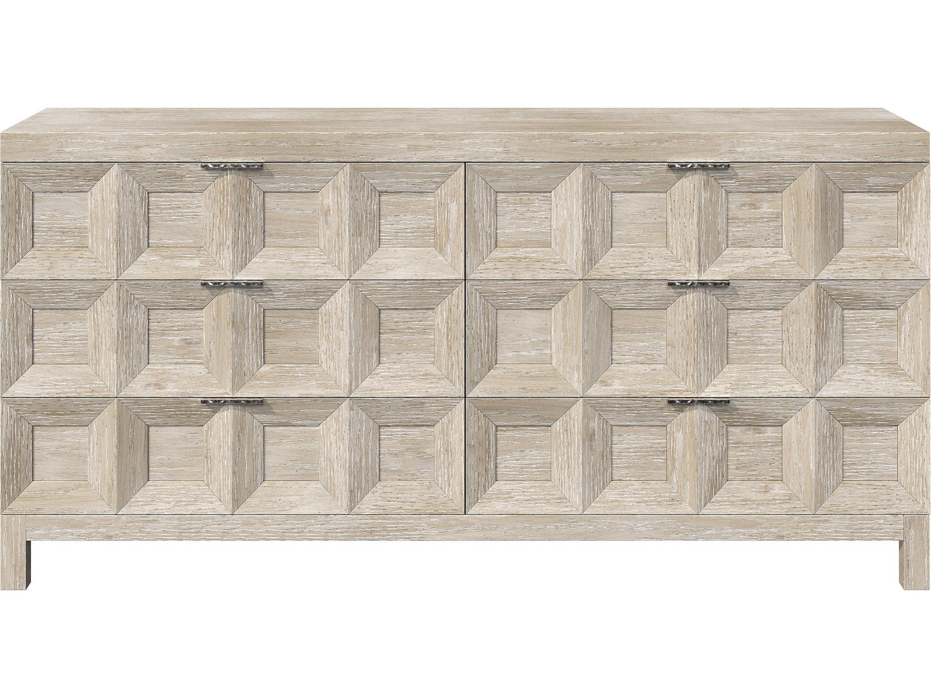 Bernhardt Prado 6-Drawers Brown Double Dresser