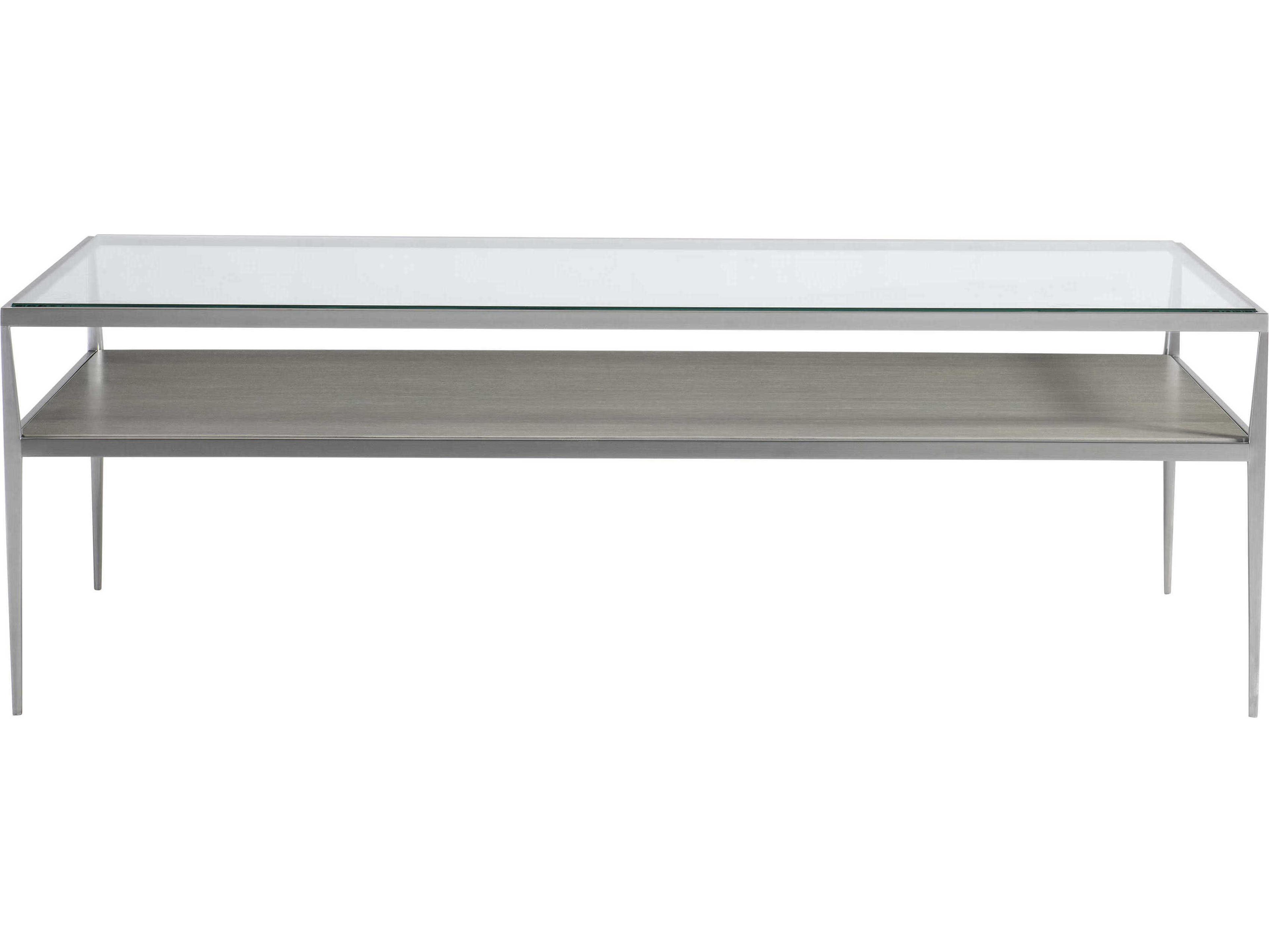 Bernhardt Cornelia Rectangular Glass Nebbia Coffee Table