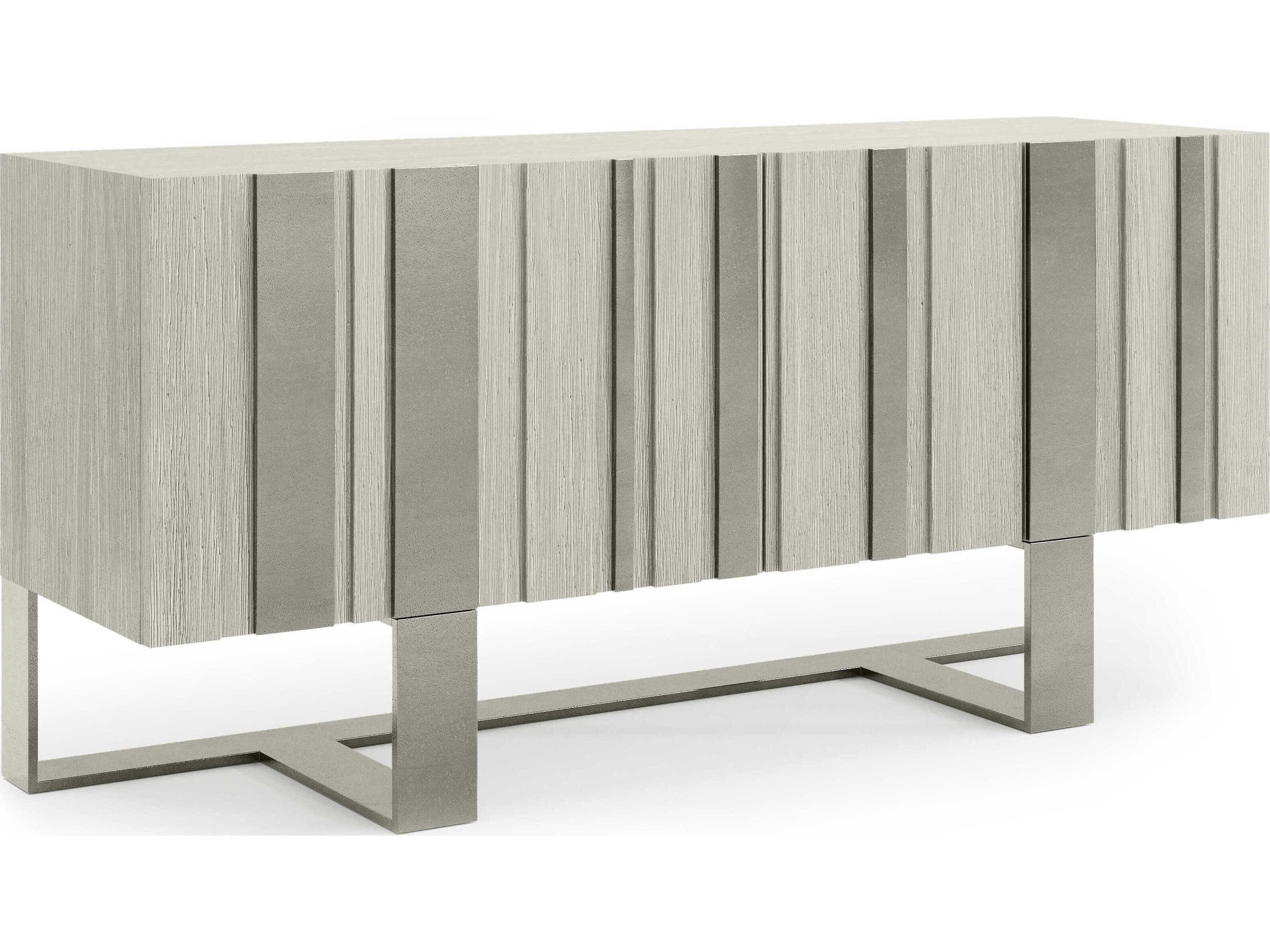 Bernhardt Tempo 68" Oak Wood Beige Sideboard