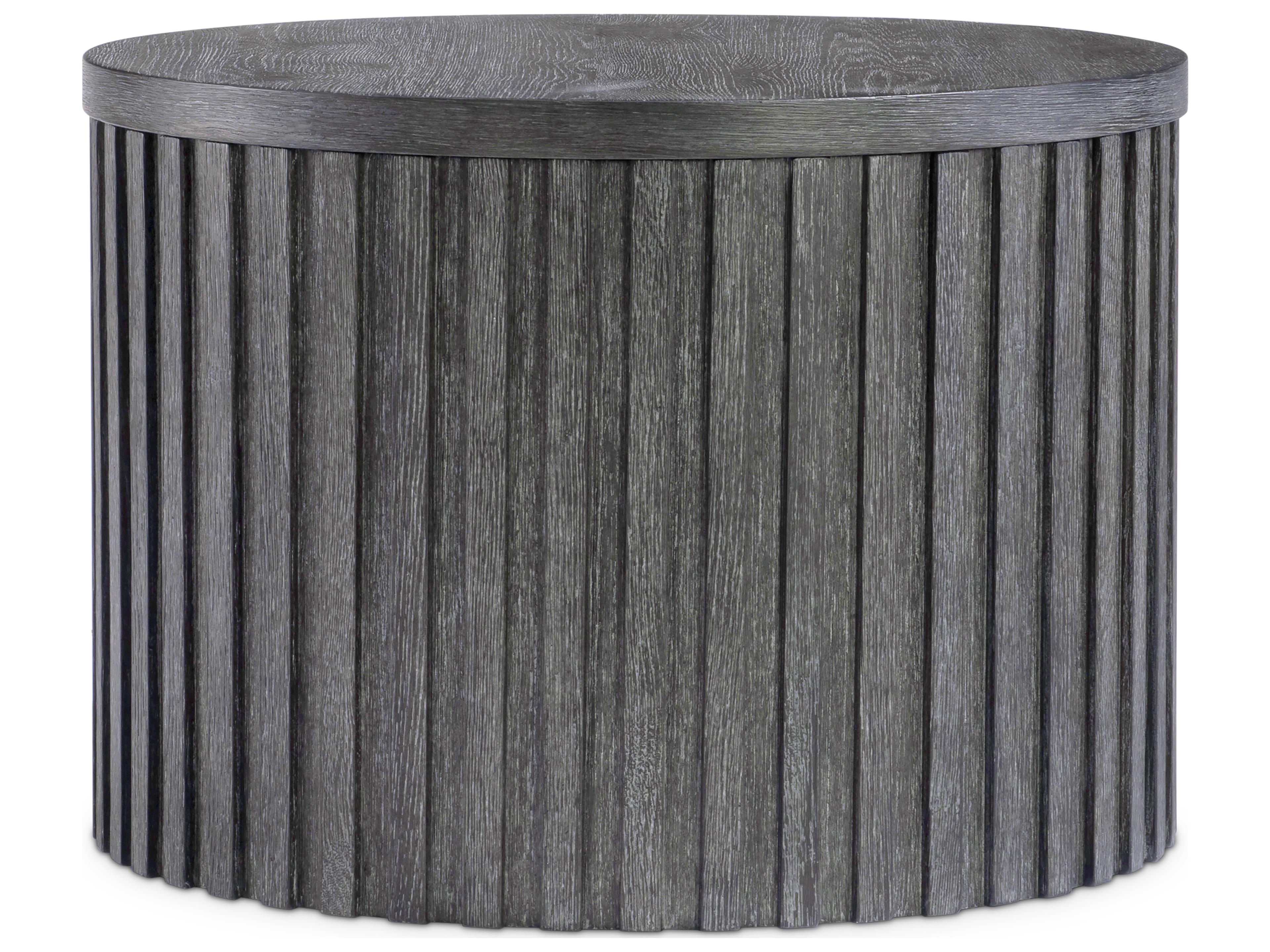 Bernhardt Menton Round Wood End Table