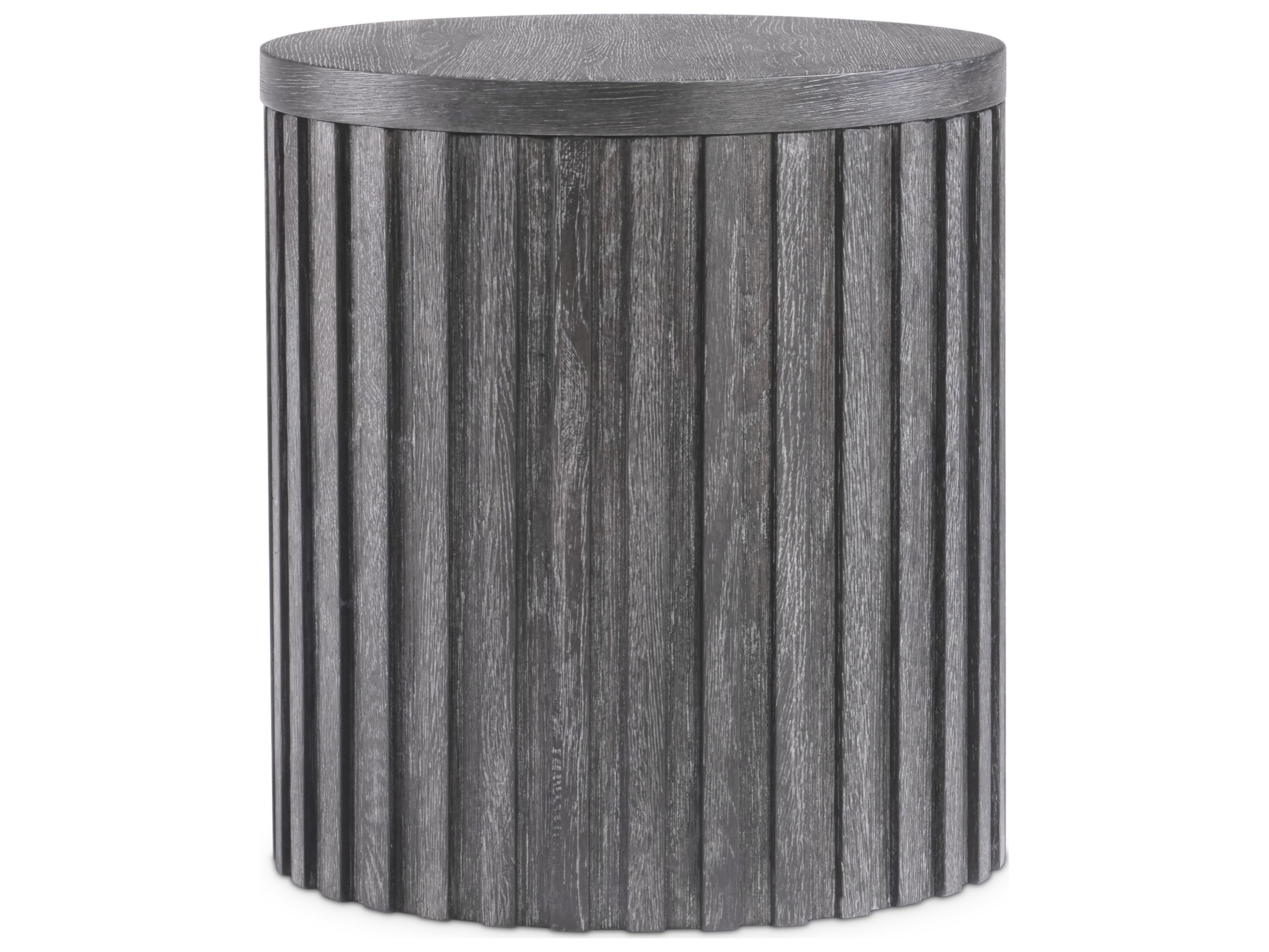 Bernhardt Menton Round Wood End Table