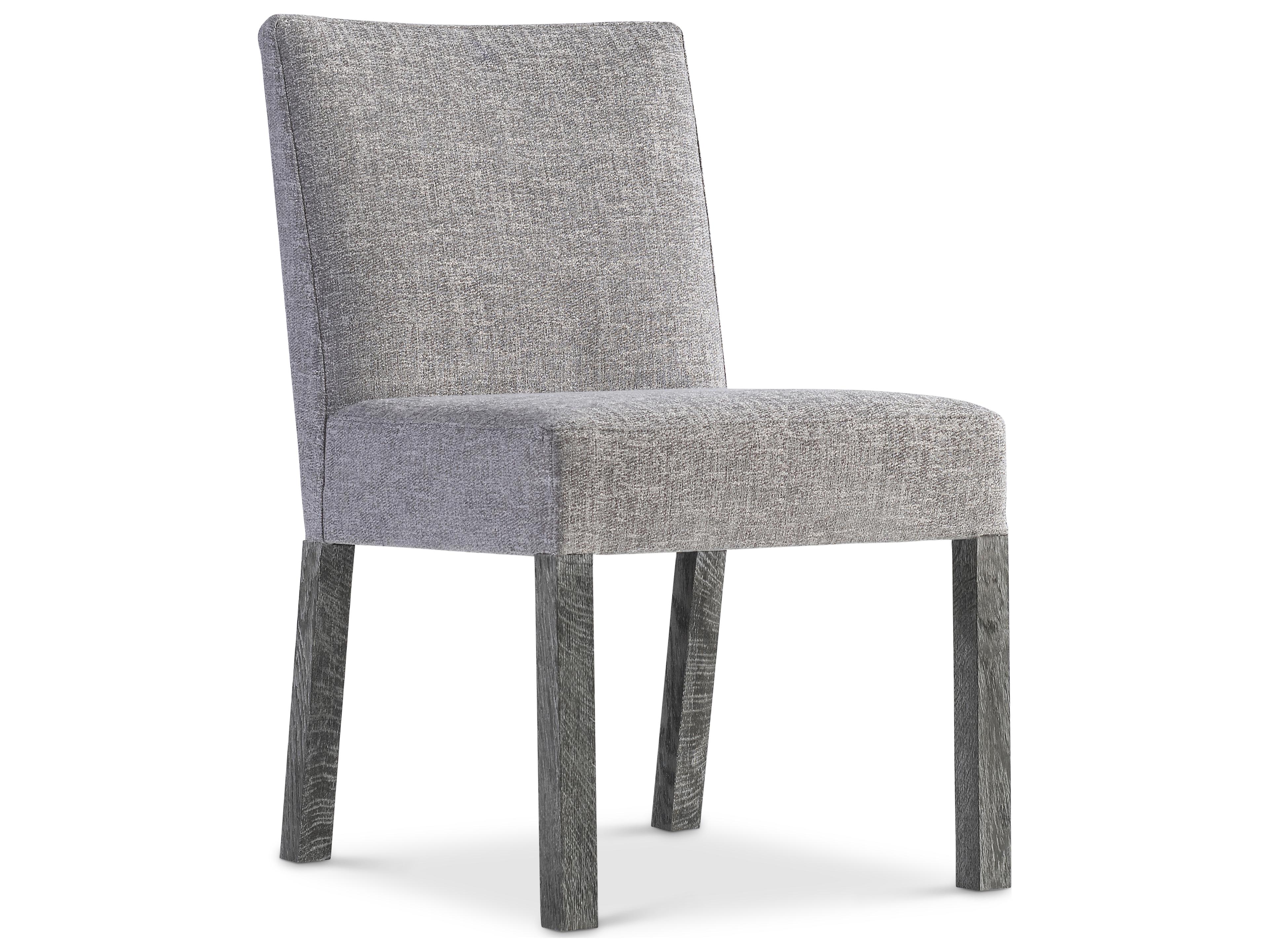 Bernhardt Menton Gray Upholstered Armless Dining Chair