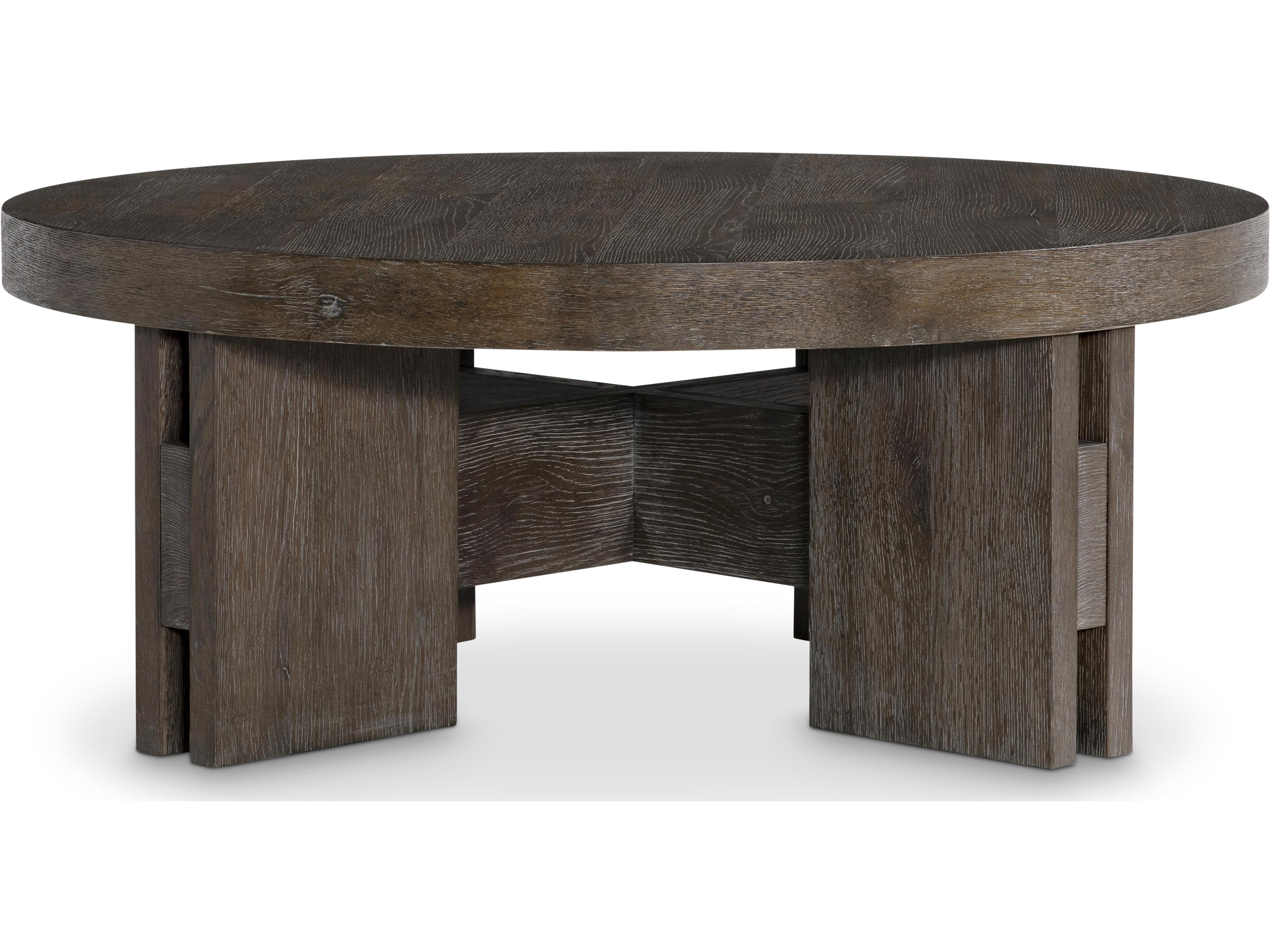 Bernhardt Outline Round Wood Coffee Table
