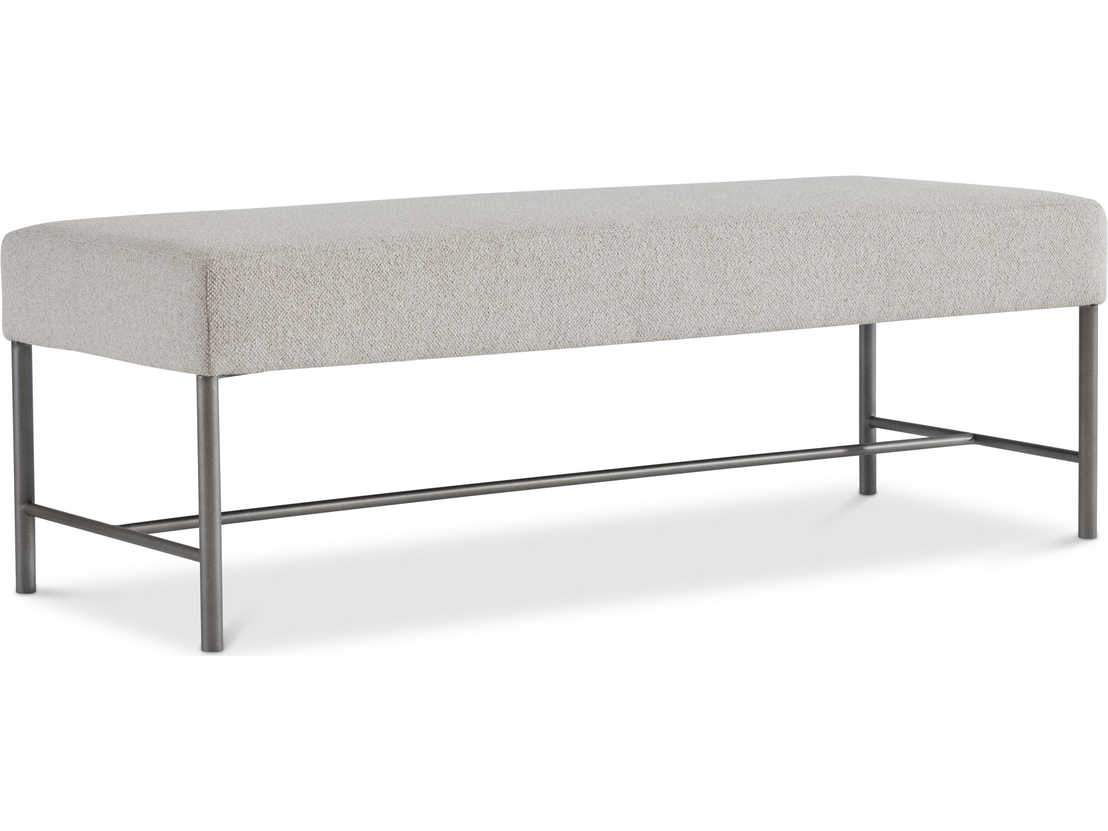 Bernhardt Outline Beige Upholstered Accent Bench