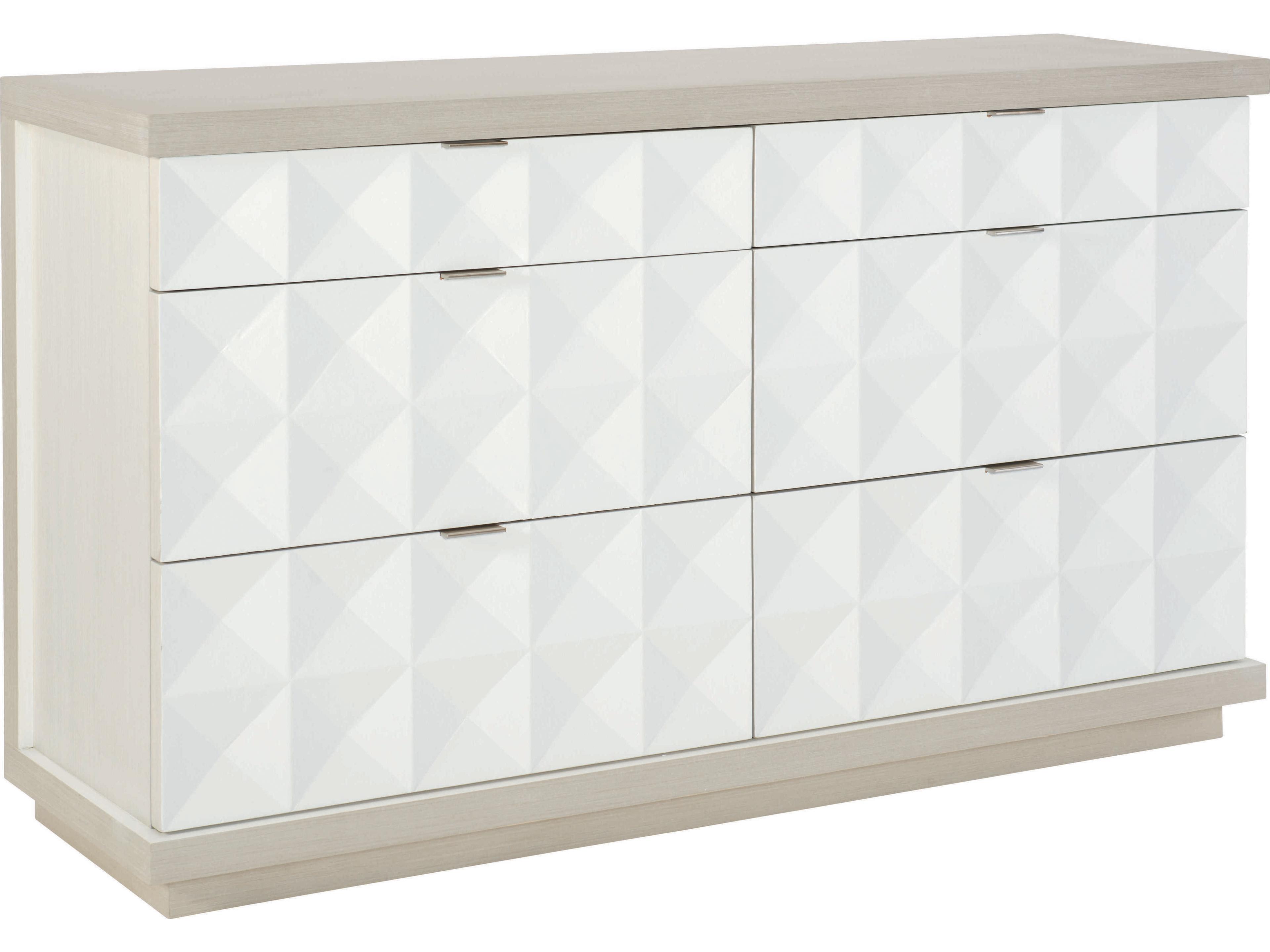 Bernhardt Axiom 6-Drawers Poplar Wood Double Dresser