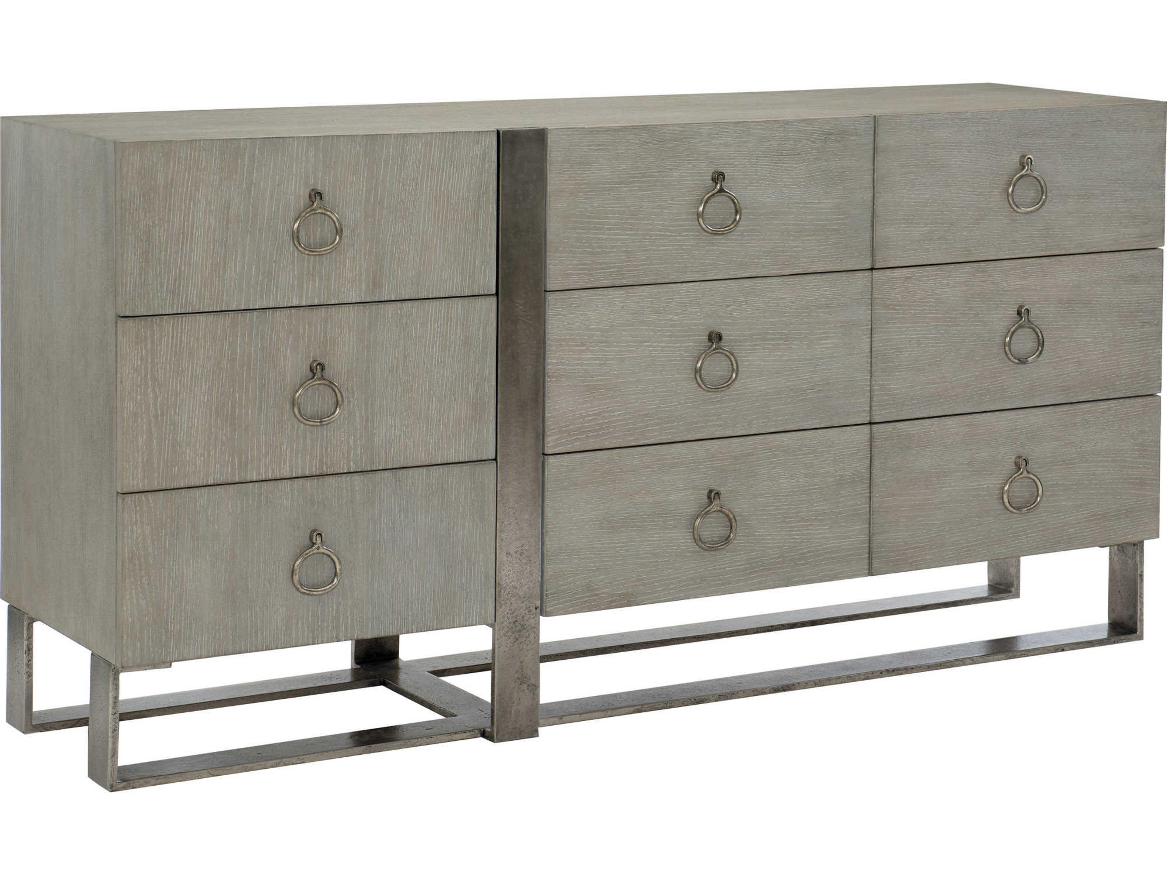 Bernhardt Linea 9-Drawers Gray Oak Wood Dresser