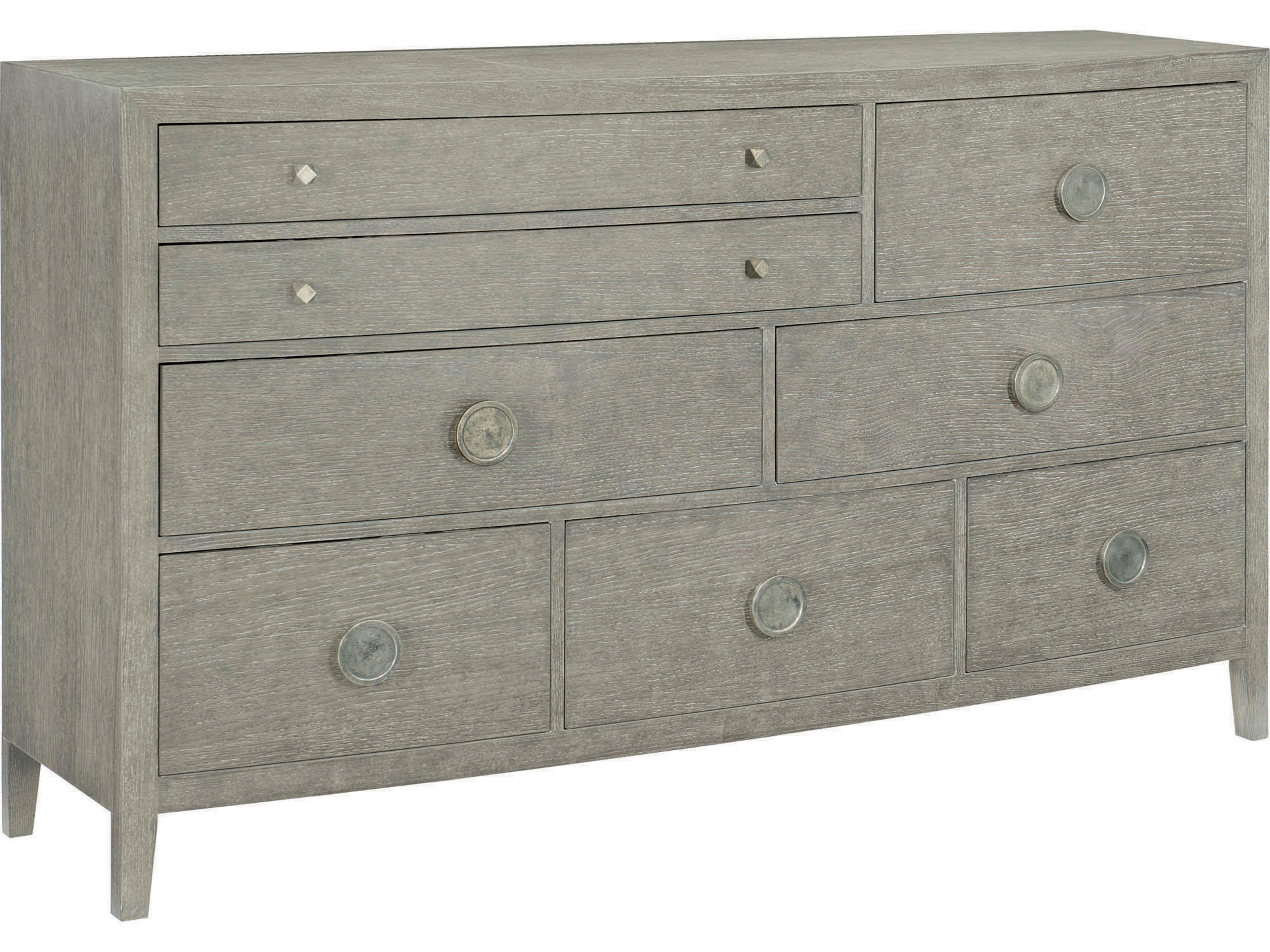 Bernhardt Linea 8-Drawers Gray Oak Wood Dresser