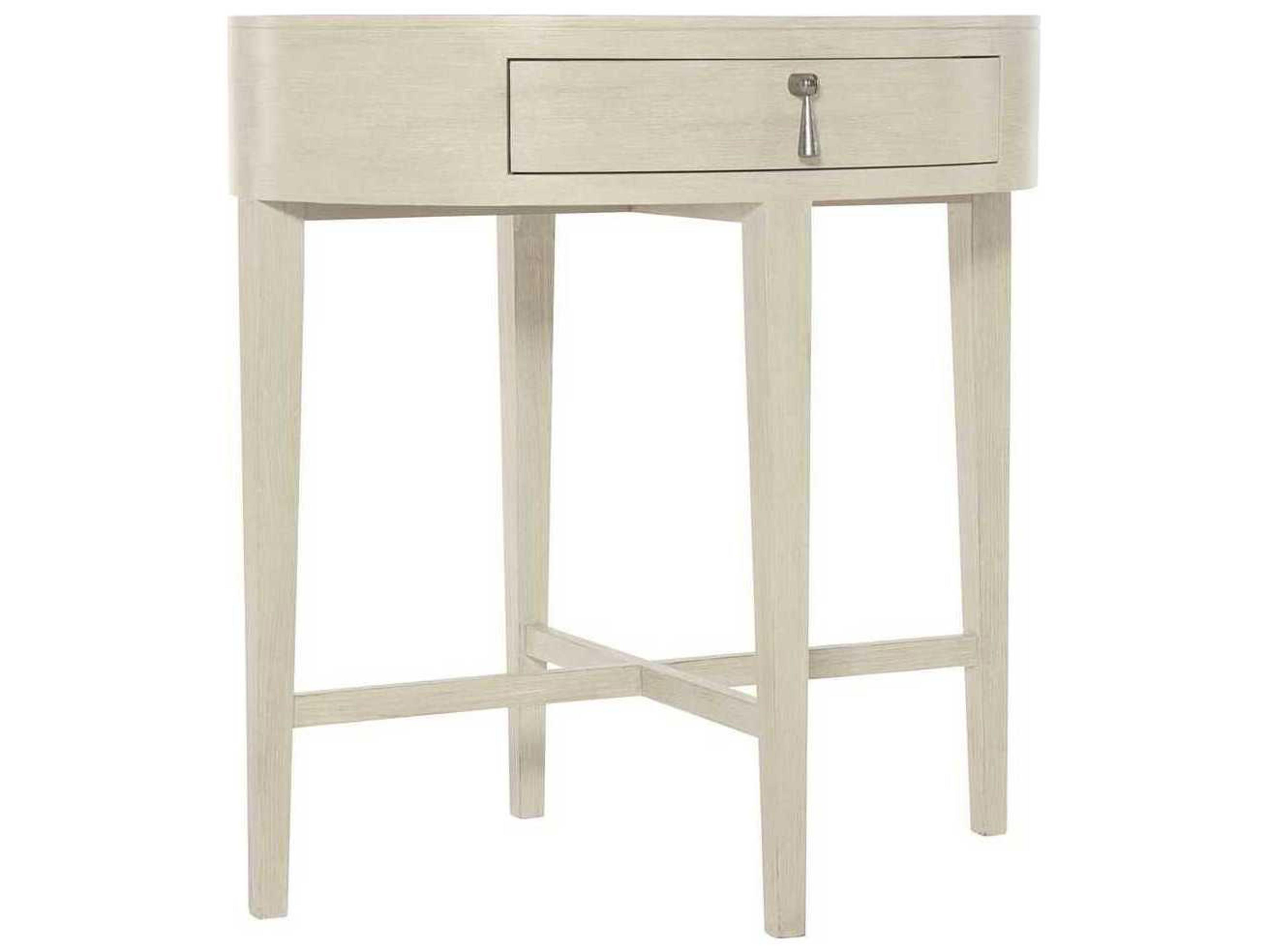 Bernhardt East Hampton 1-Drawer White Ash Wood Nightstand