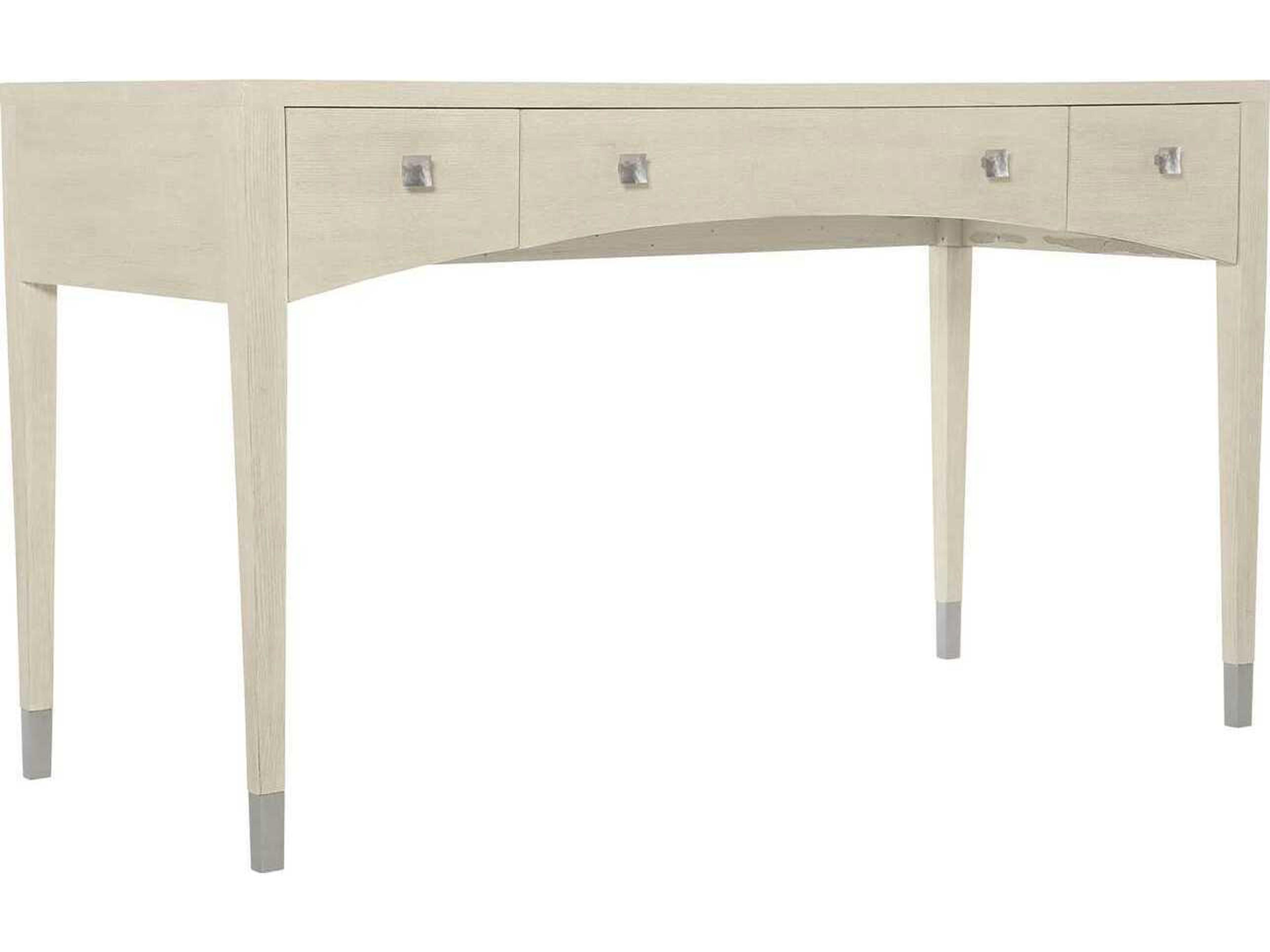 Bernhardt East Hampton Cerused Linen White Ash Wood Secretary Desk