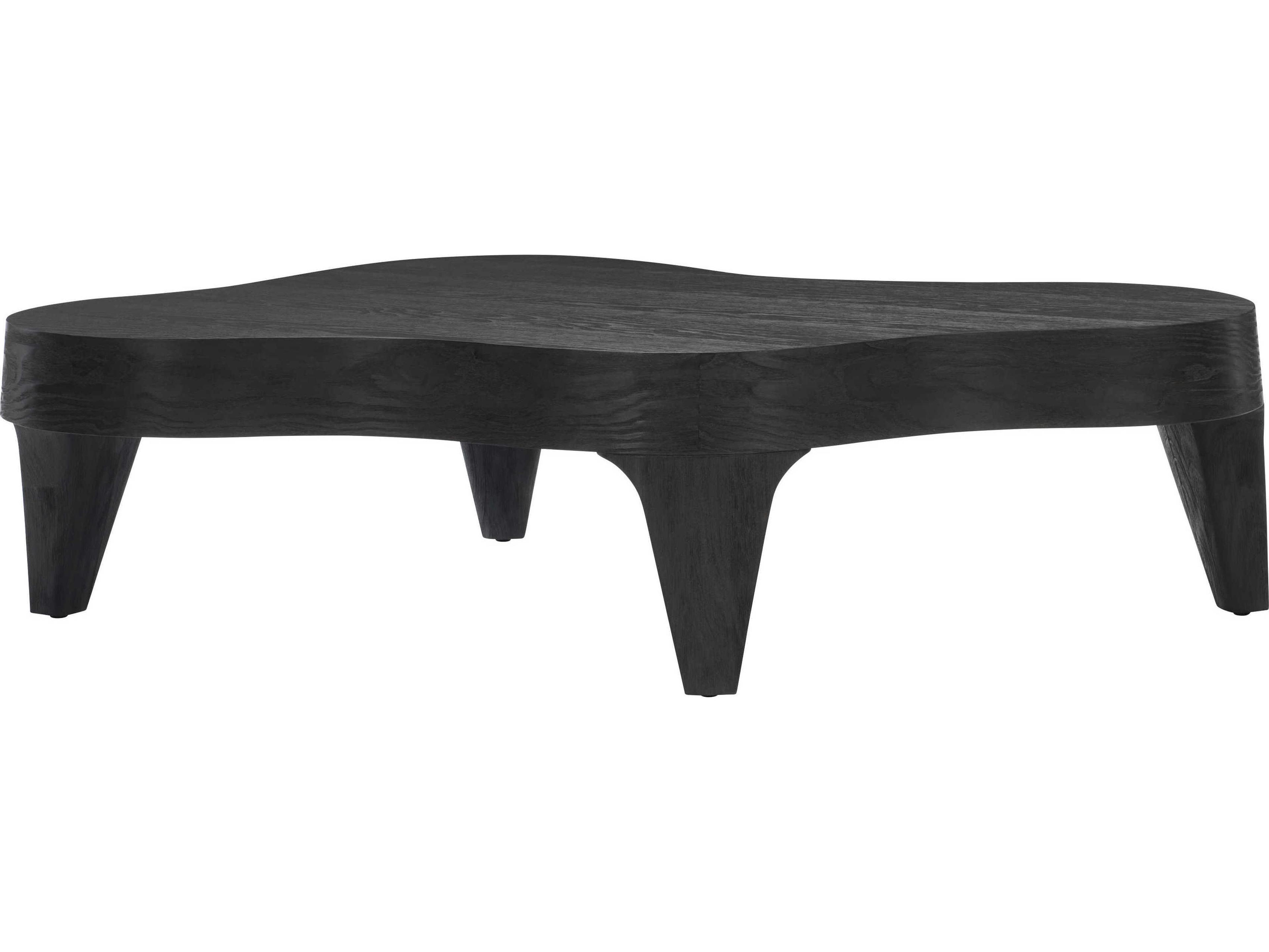 Bernhardt Living Katana Wood Blackened Pine Cocktail Table