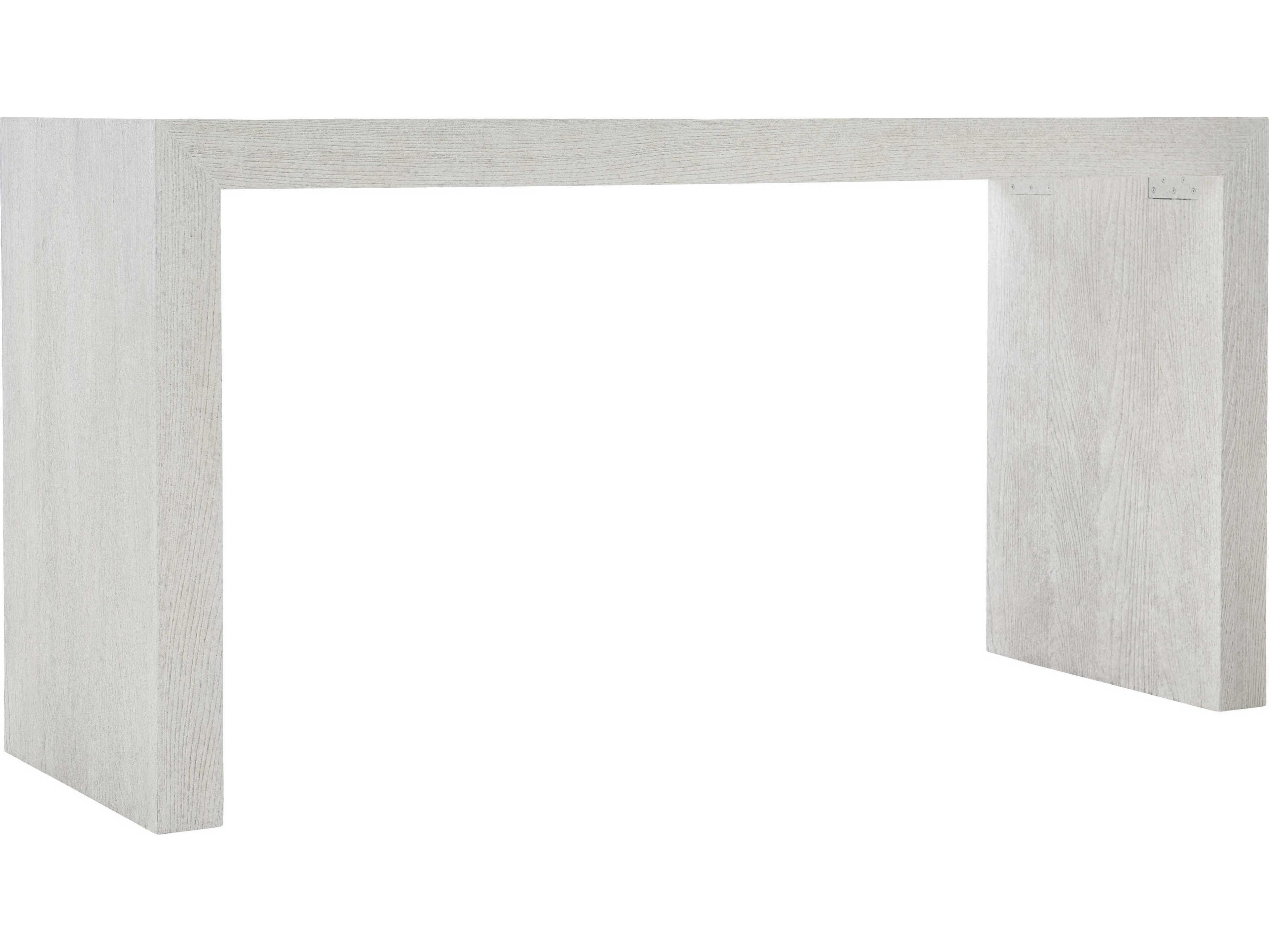 Bernhardt Living Summerton Rectangular Wood Sandblasted White Console Table