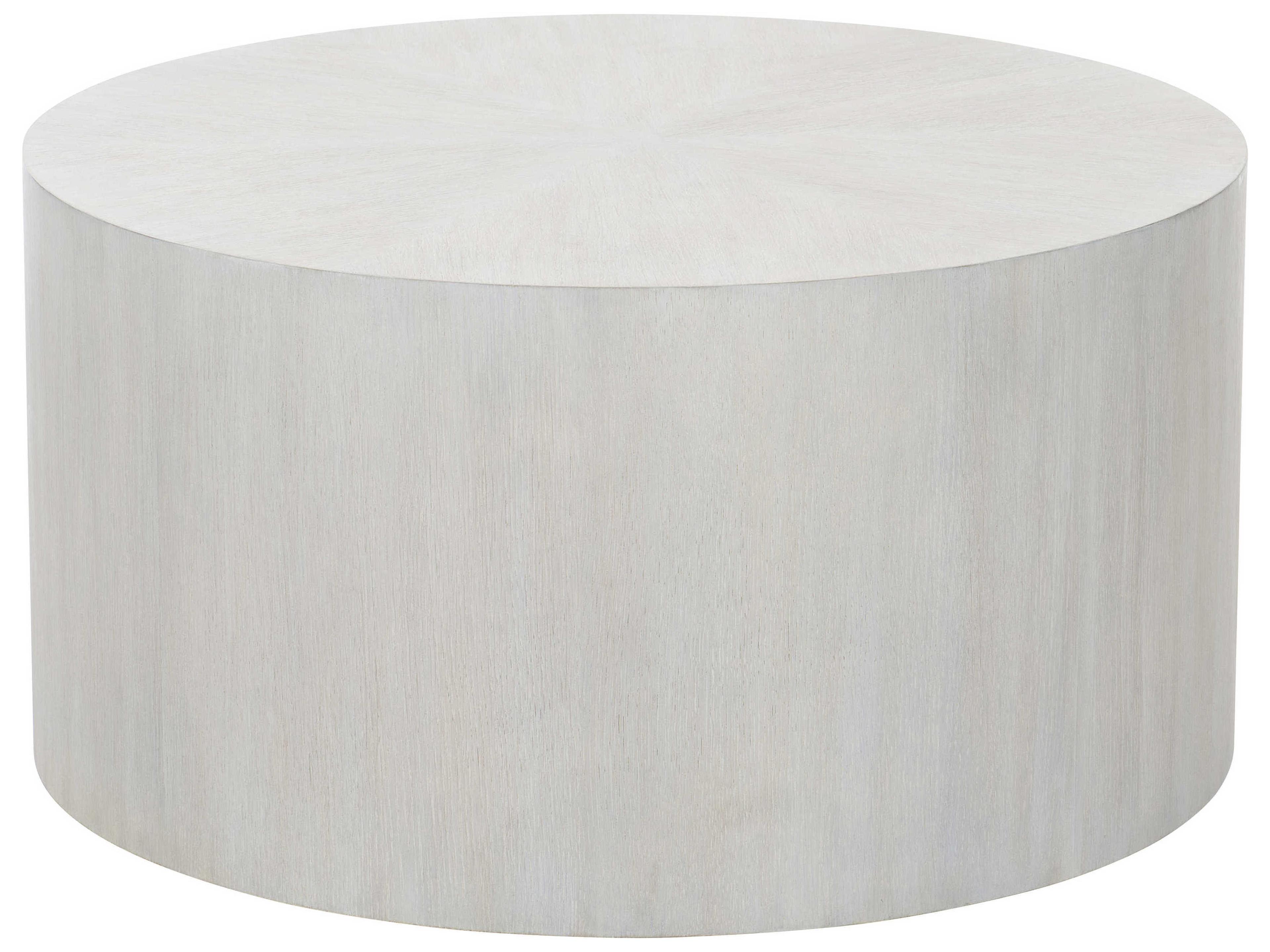 Bernhardt Living Thorne Round Wood Natural Cocktail Table
