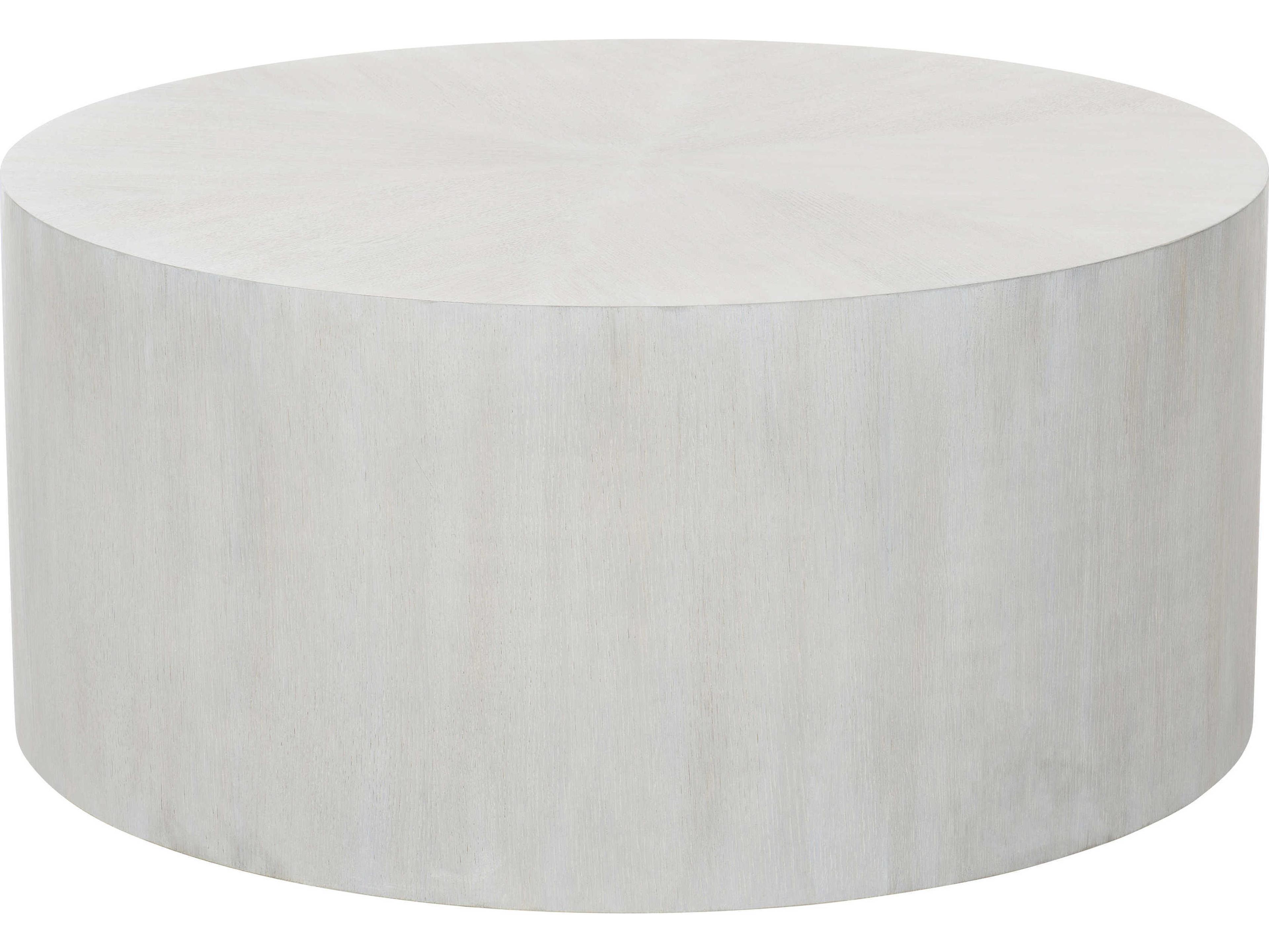 Bernhardt Living Thorne Round Wood Natural Cocktail Table