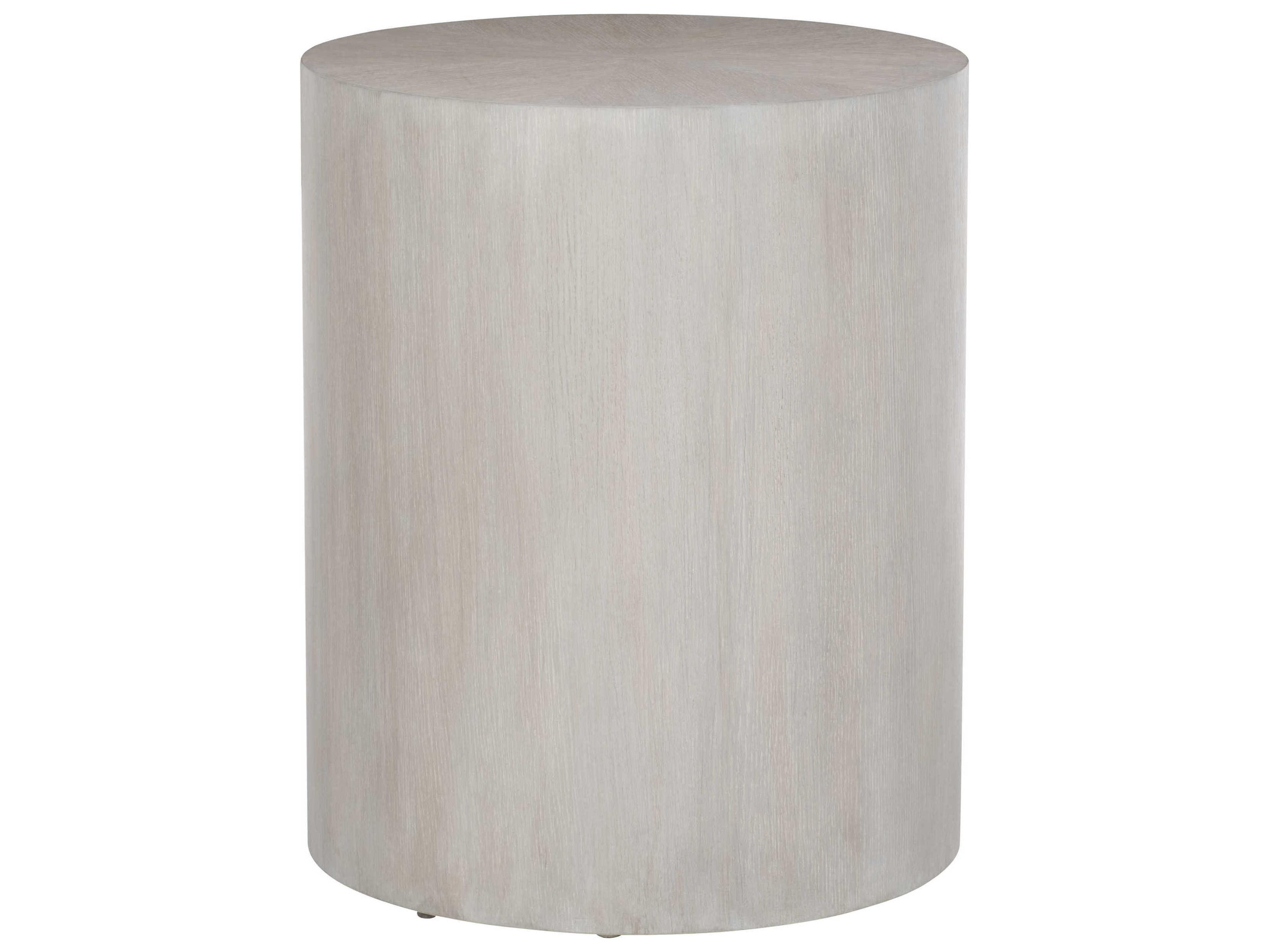 Bernhardt Living Thorne Round Wood Natural End Table