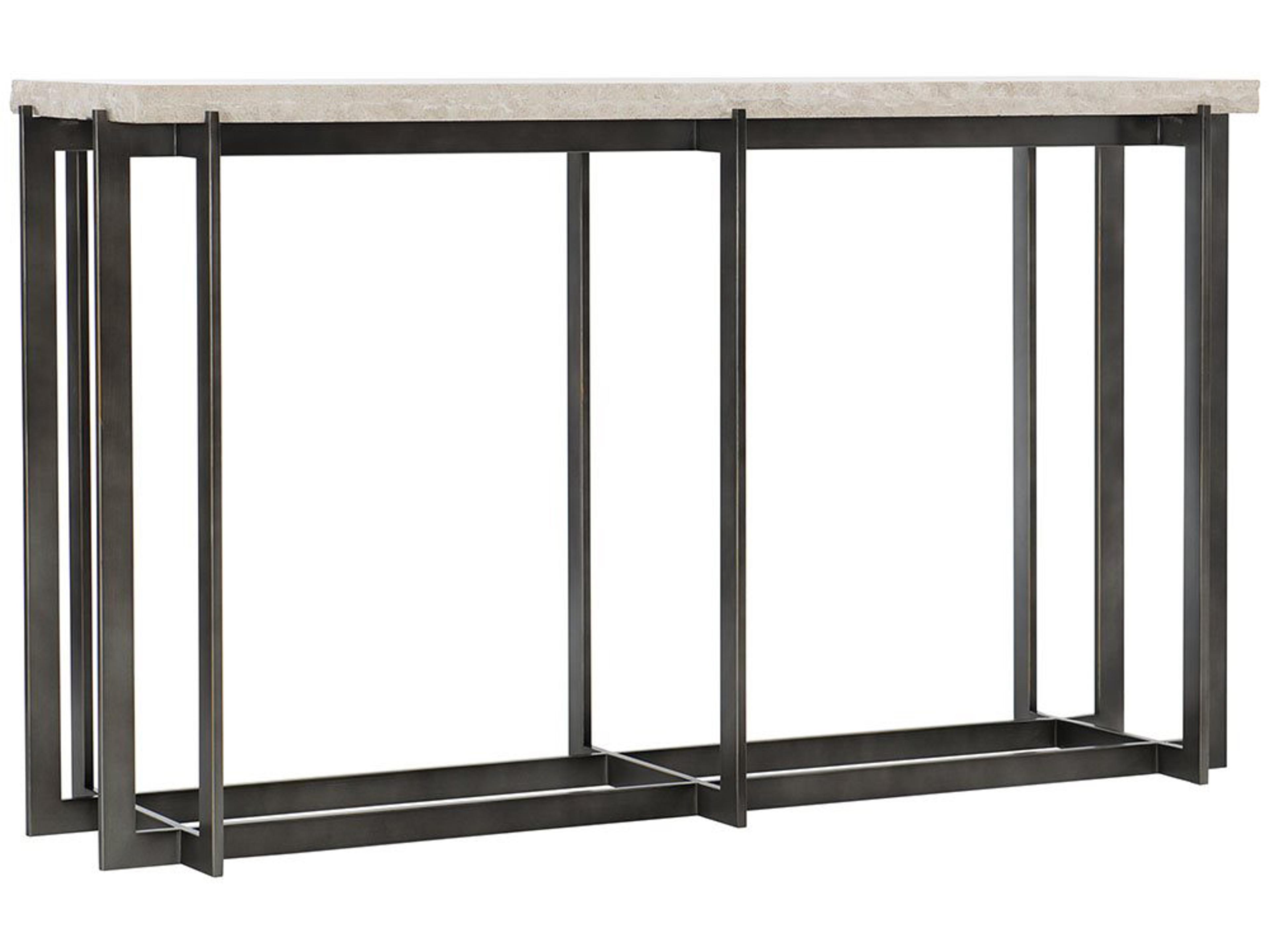 Bernhardt Hathaway Rectangular Stone Console Table
