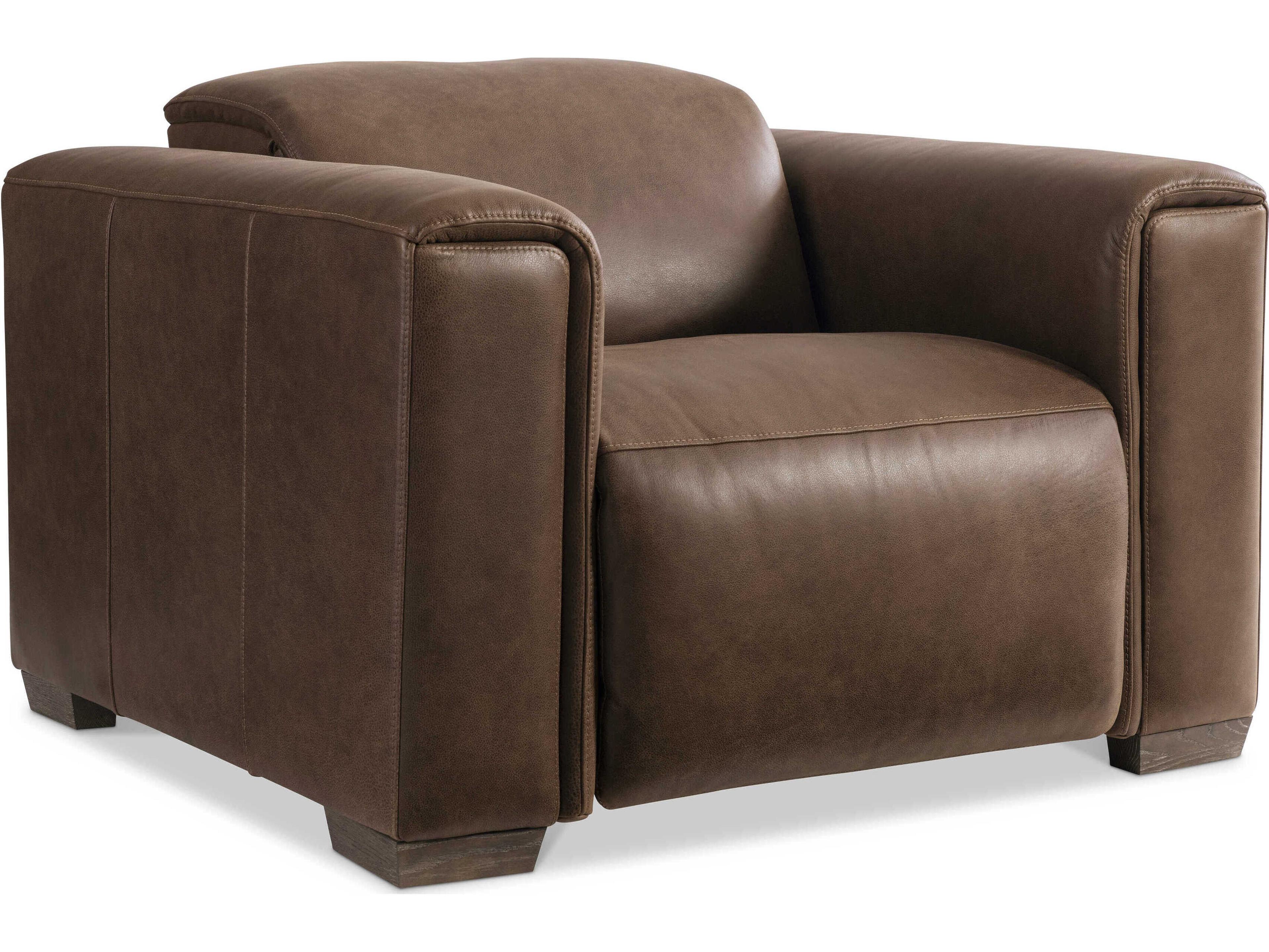 Bernhardt Billings Brown Leather Recliner