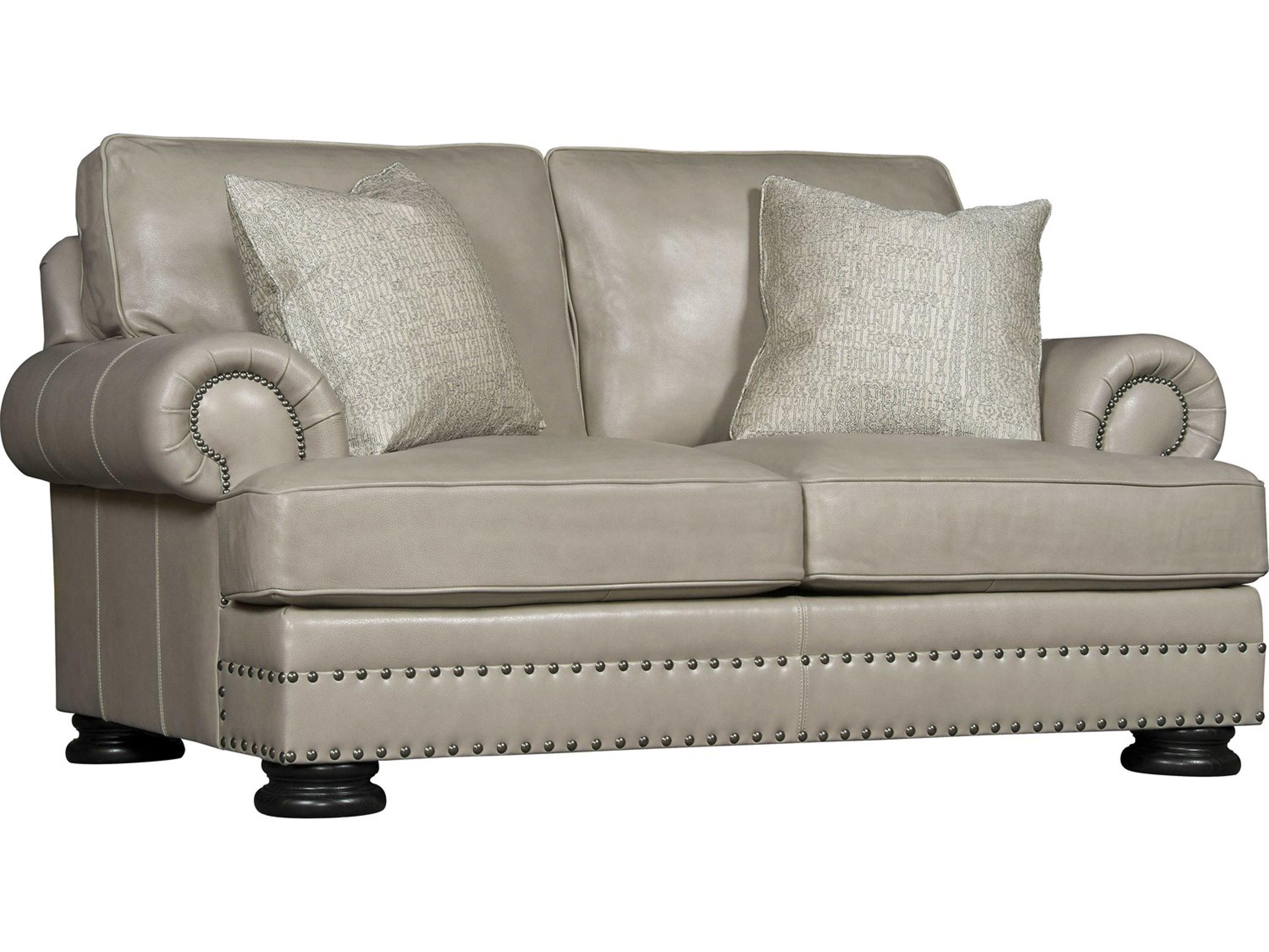 Bernhardt Foster Leather Loveseat