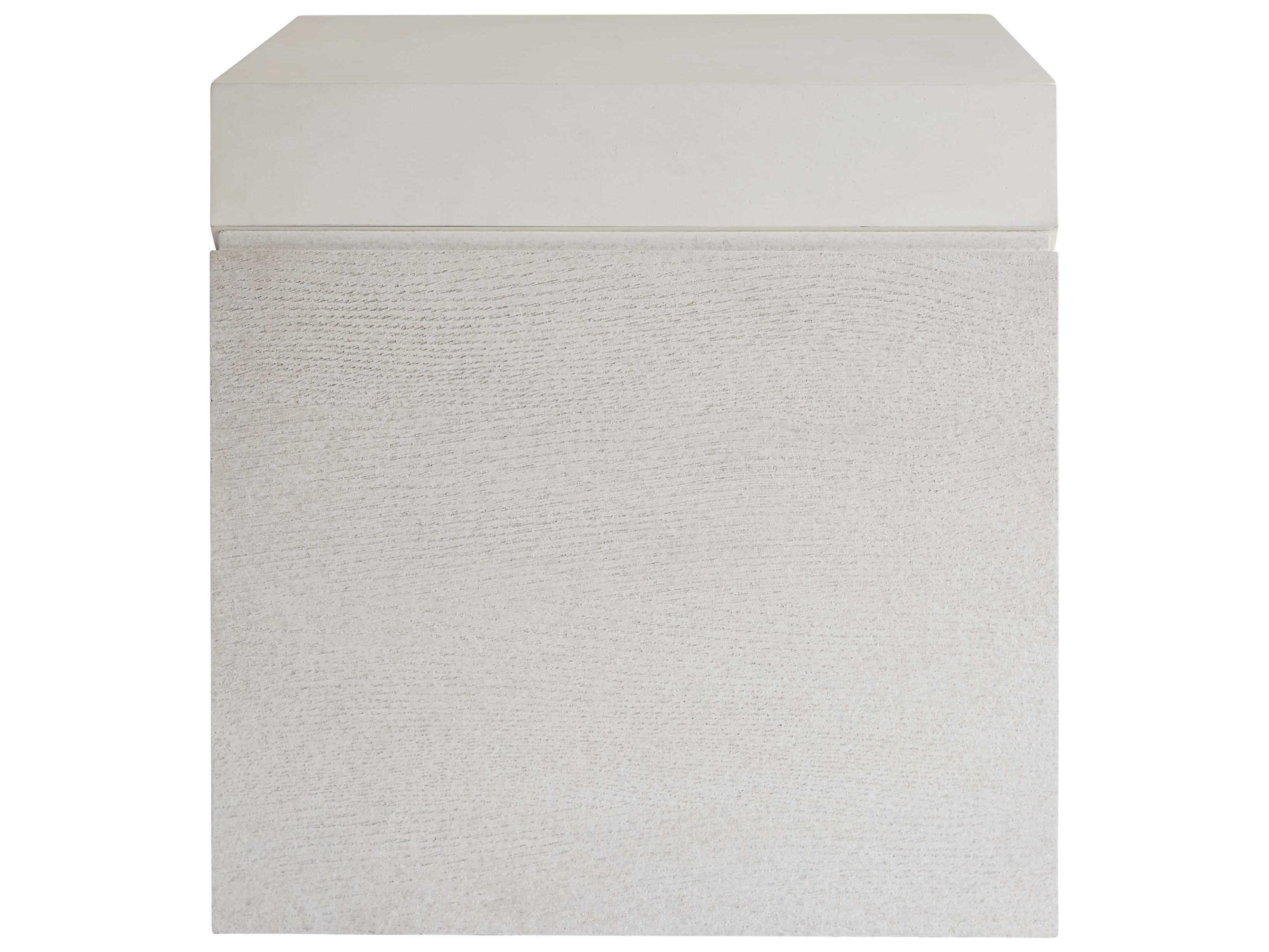 Bernhardt Ellison Square Adobe Faux Stone End Table