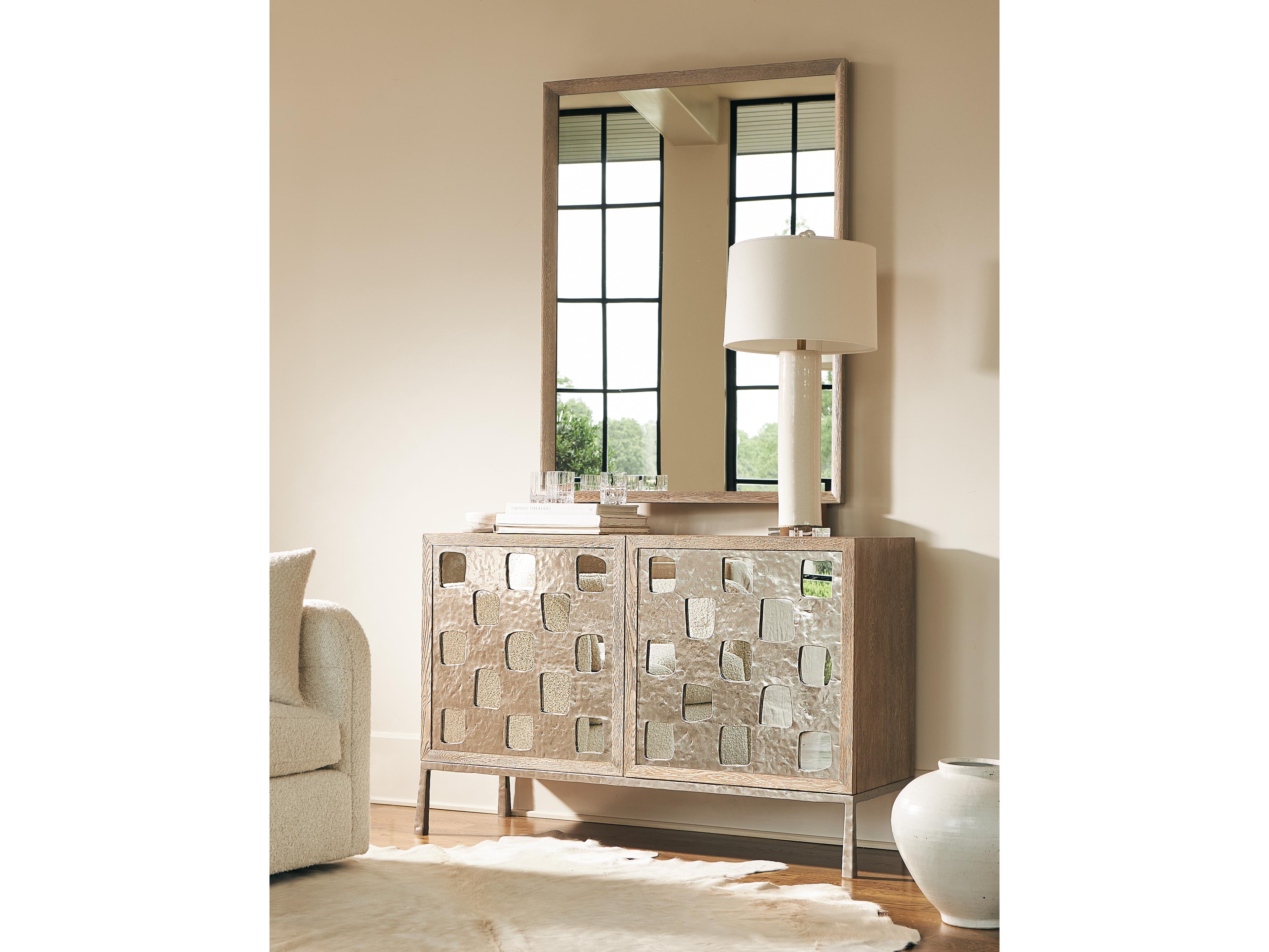 Bernhardt Aventura Brown Oak Wood Accent Chest