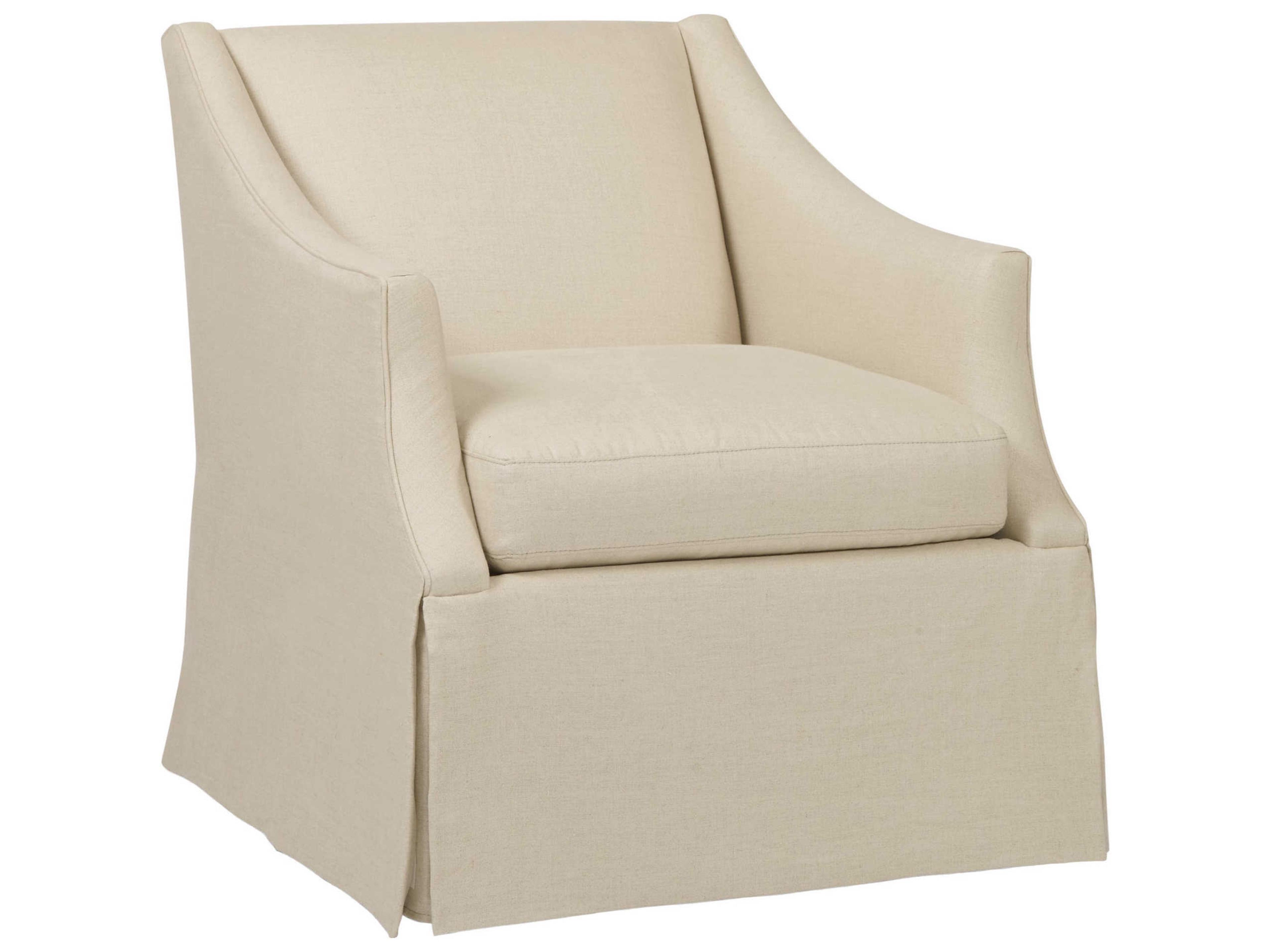 Bernhardt Clayton Swivel Fabric Accent Chair