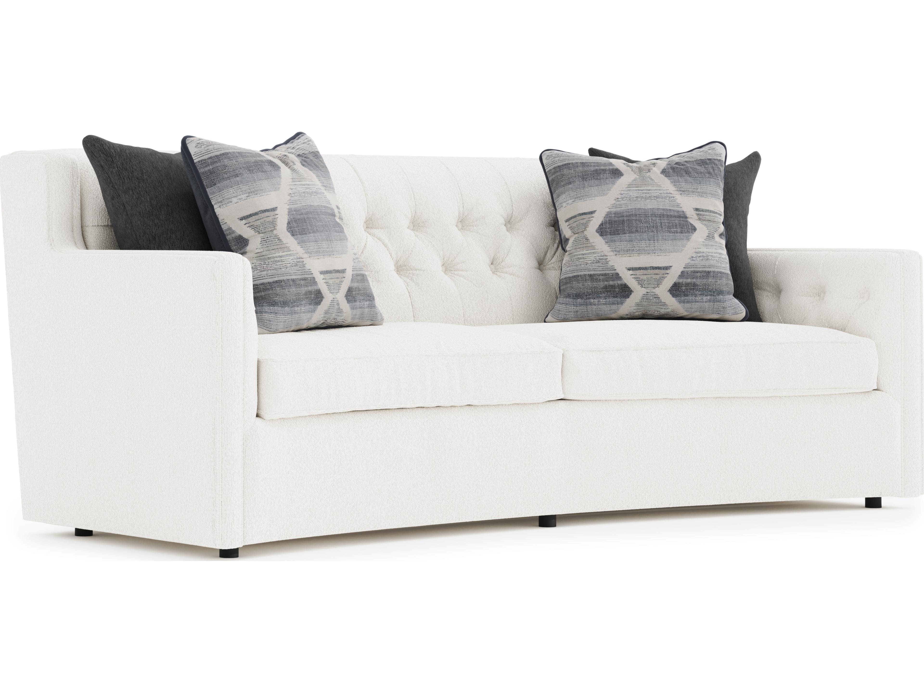 Bernhardt Candace White cream Upholstered Sofa
