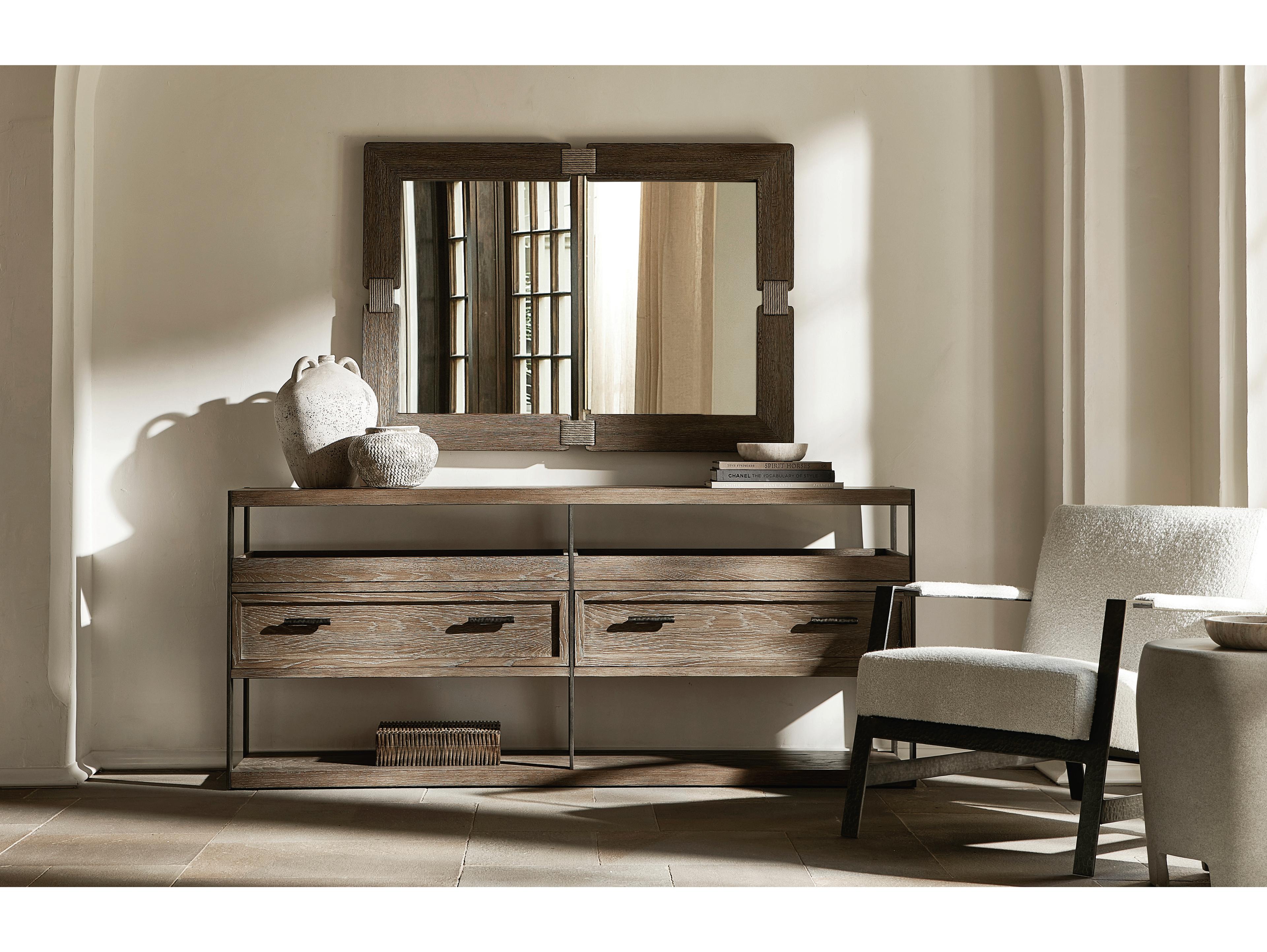 Bernhardt Casa Rectangular Wood Console Table