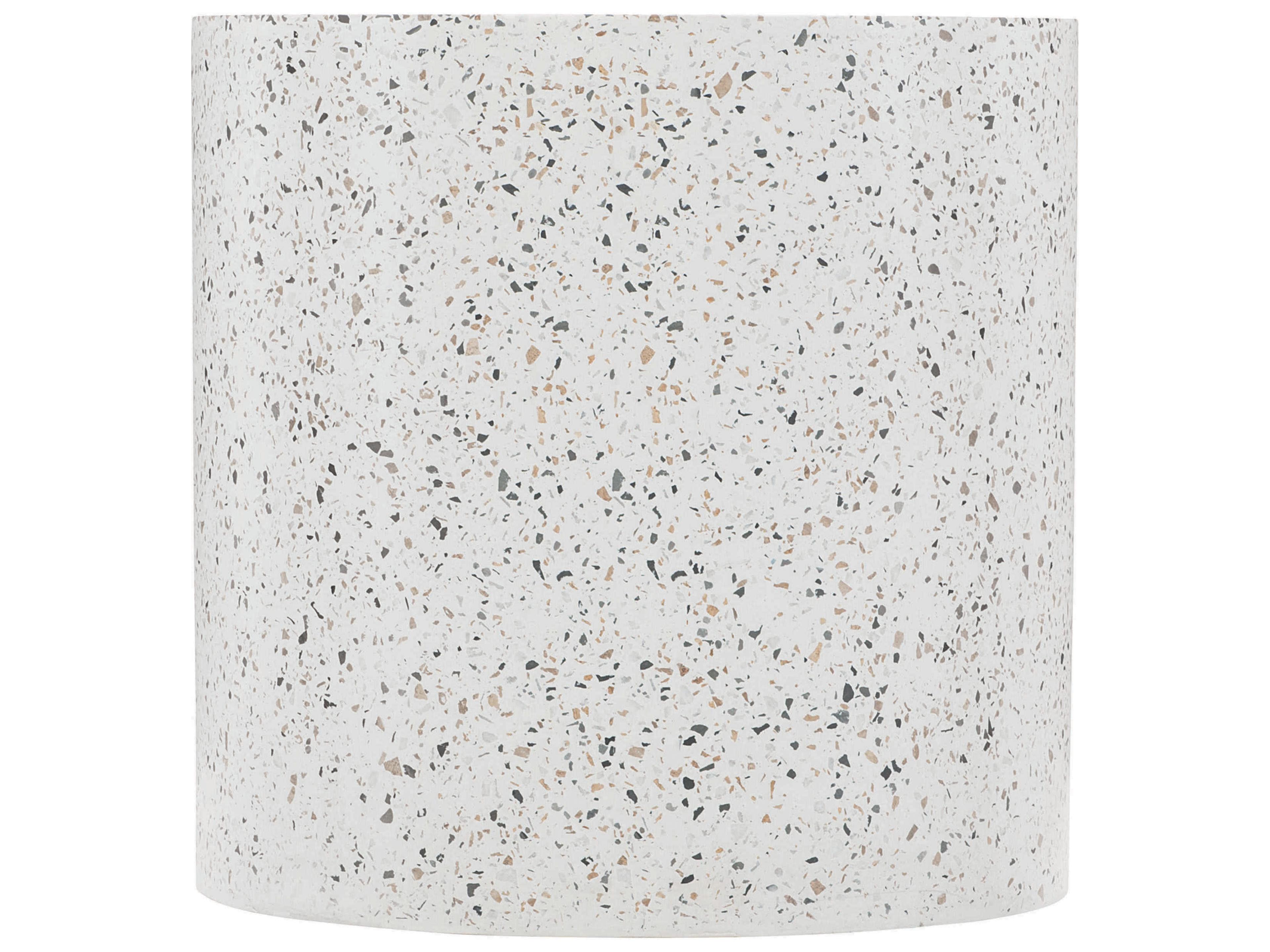 Bernhardt Exteriors Encinitas Terrazzo Round Outdoor Patio End Table