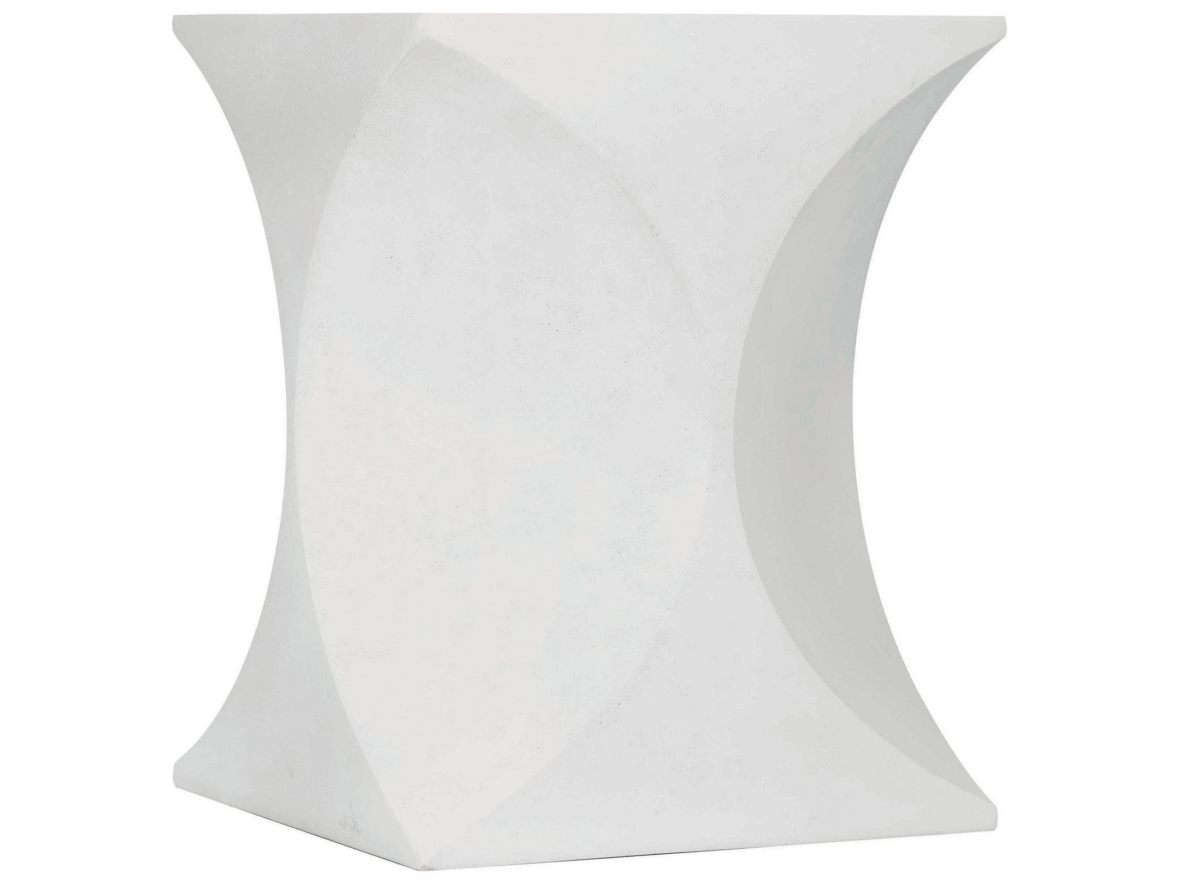 Bernhardt Exteriors Millim White Square Patio End Table