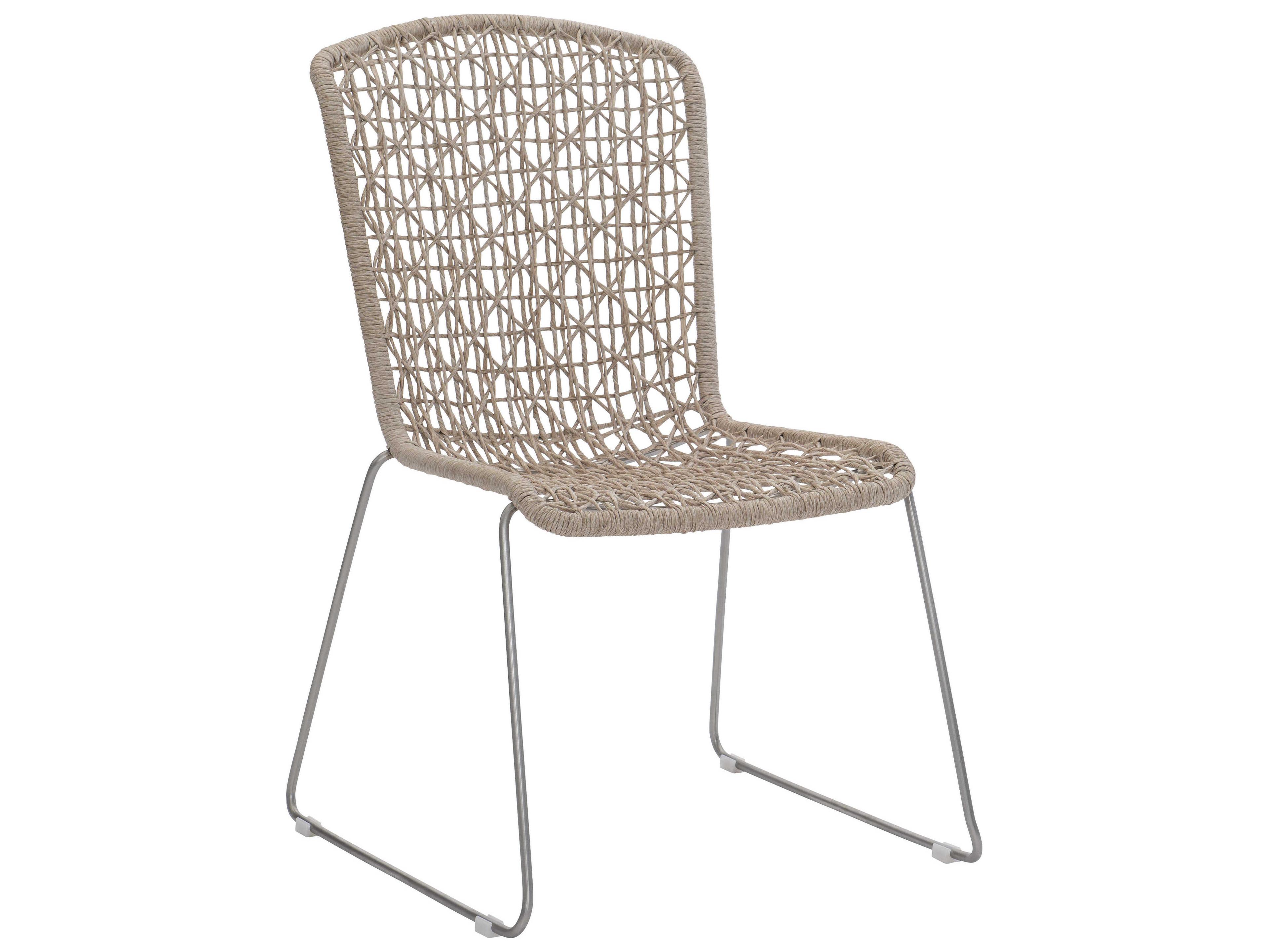 Bernhardt Exteriors Carmel Hazelnut Side Outdoor Dining Chair