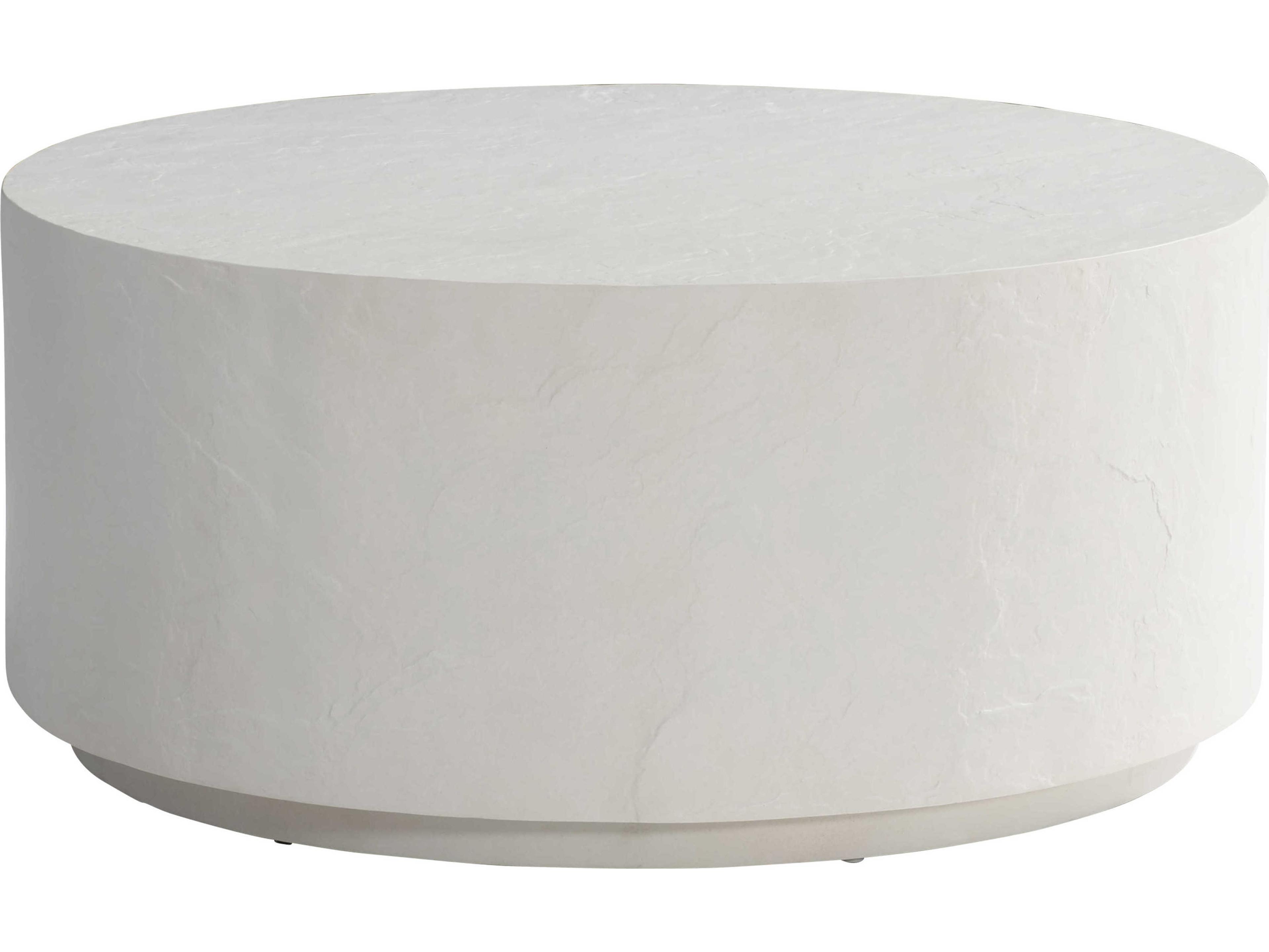 Bernhardt Exteriors Neutral Round Trapani Outdoor Patio Coffee Table