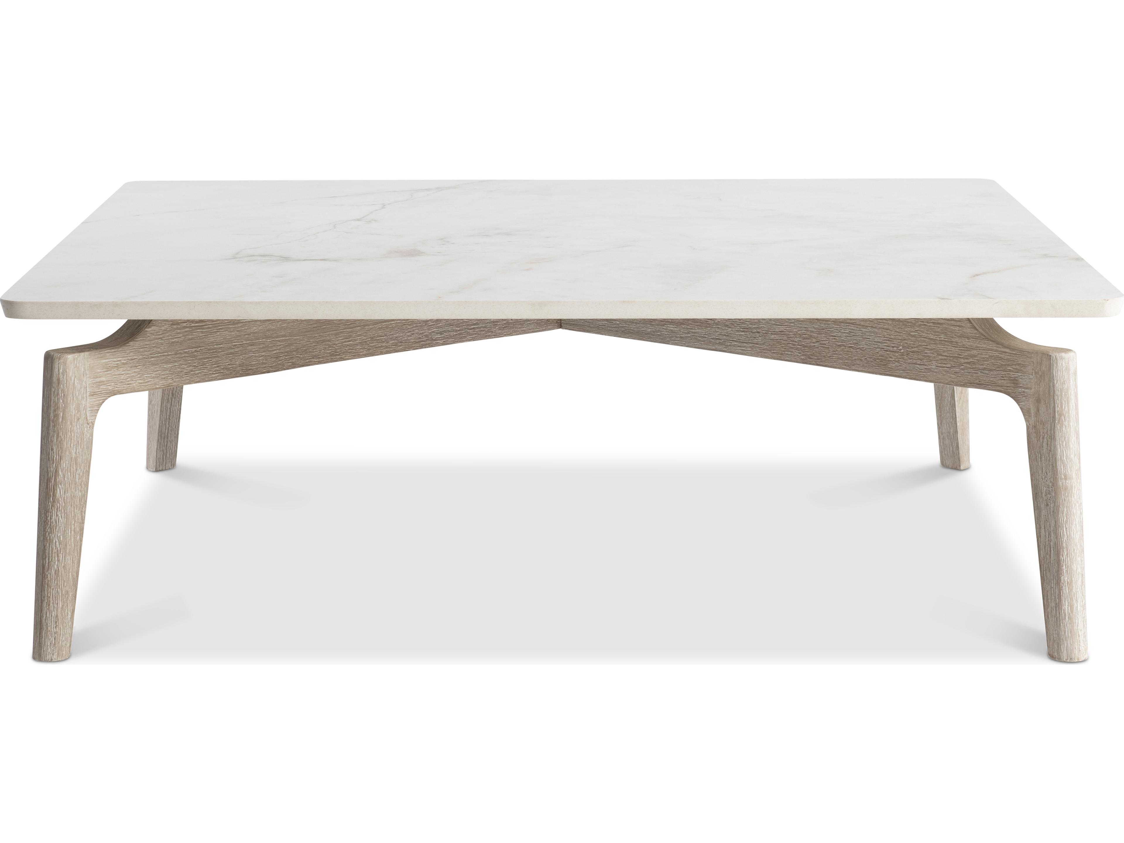 Bernhardt Exteriors Aurora White Stone Coffee Table