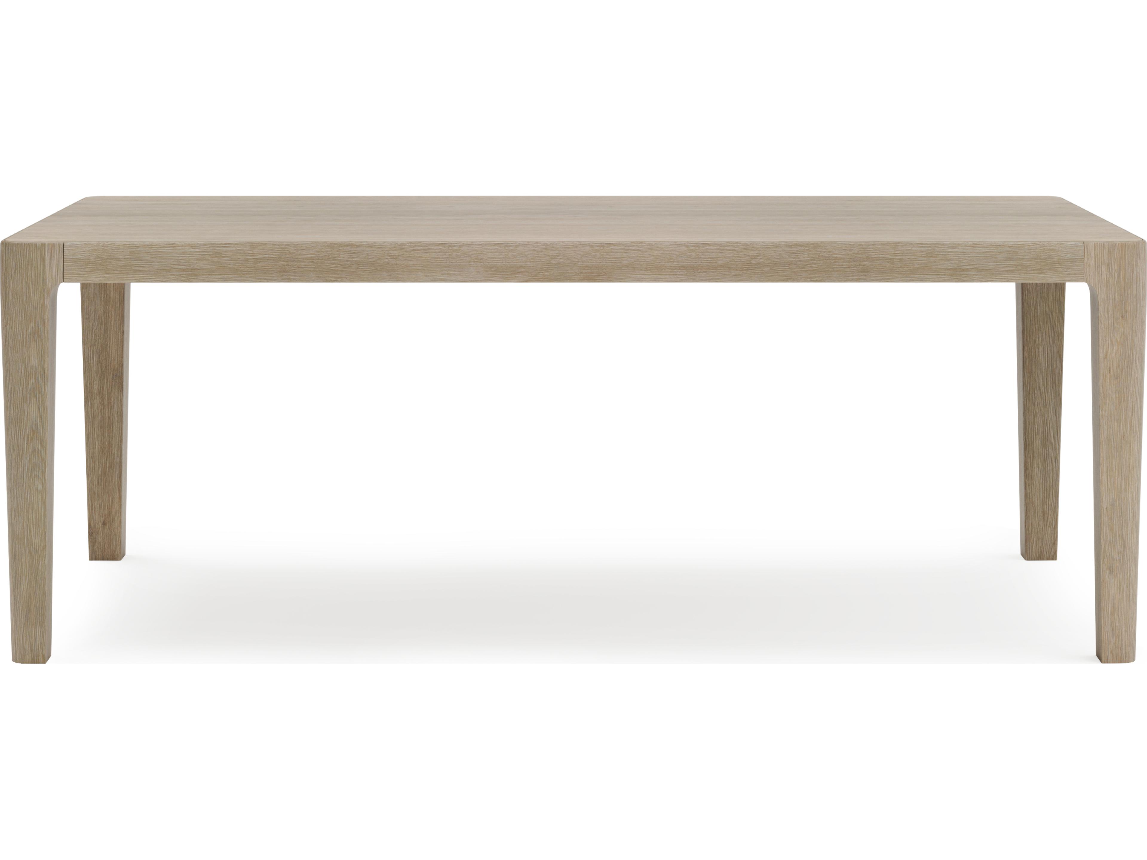 Bernhardt Exteriors Edenton Brown Teak Rectangular Dining Table