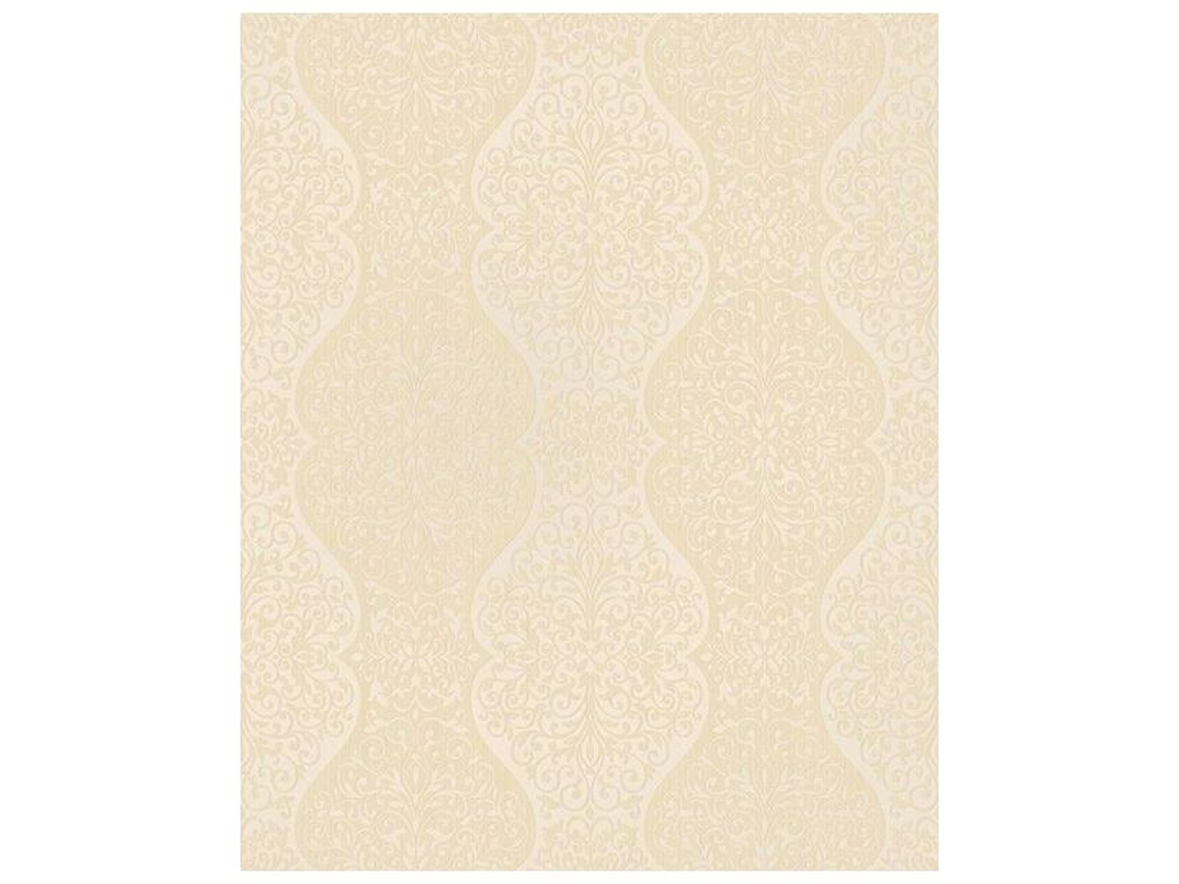 Brewster Home Fashions Decorline Cadence Gold Scroll Wallpaper