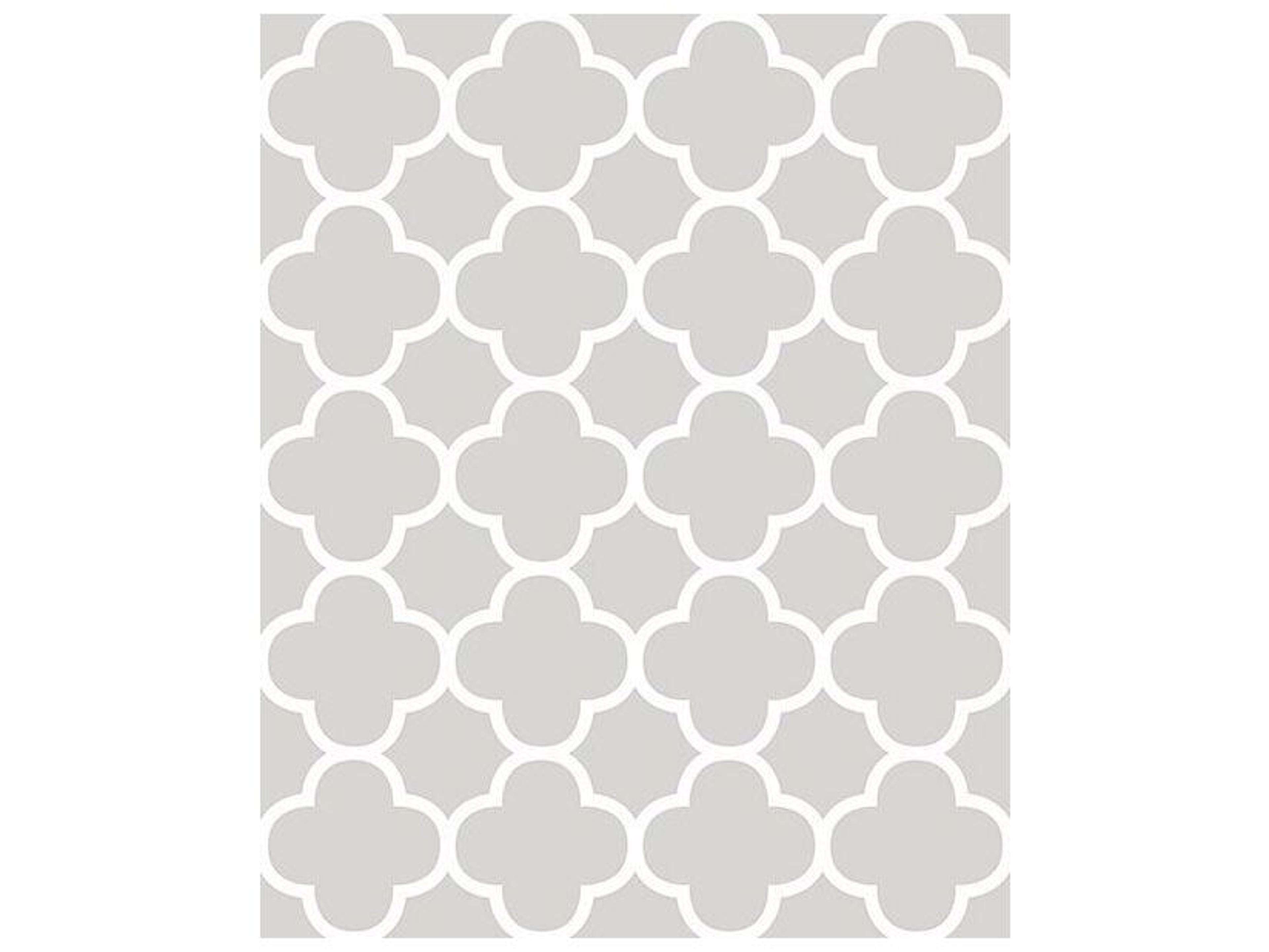 Brewster Home Fashions For Your Bath Iii Origin Grey Quatrefoil Wallpaper