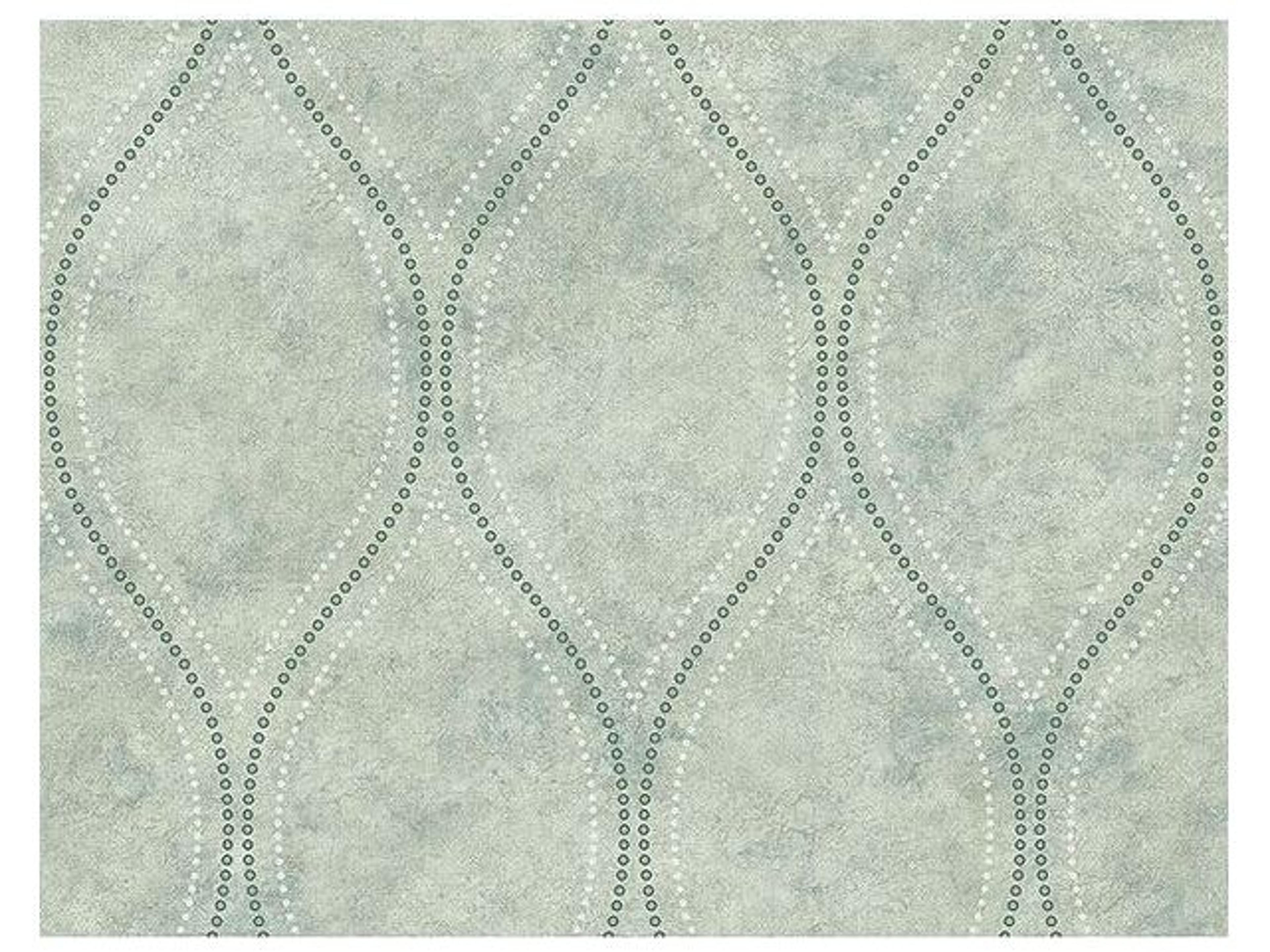 Brewster Home Fashions Kenneth James Eira Seafoam Marble Ogee Wallpaper