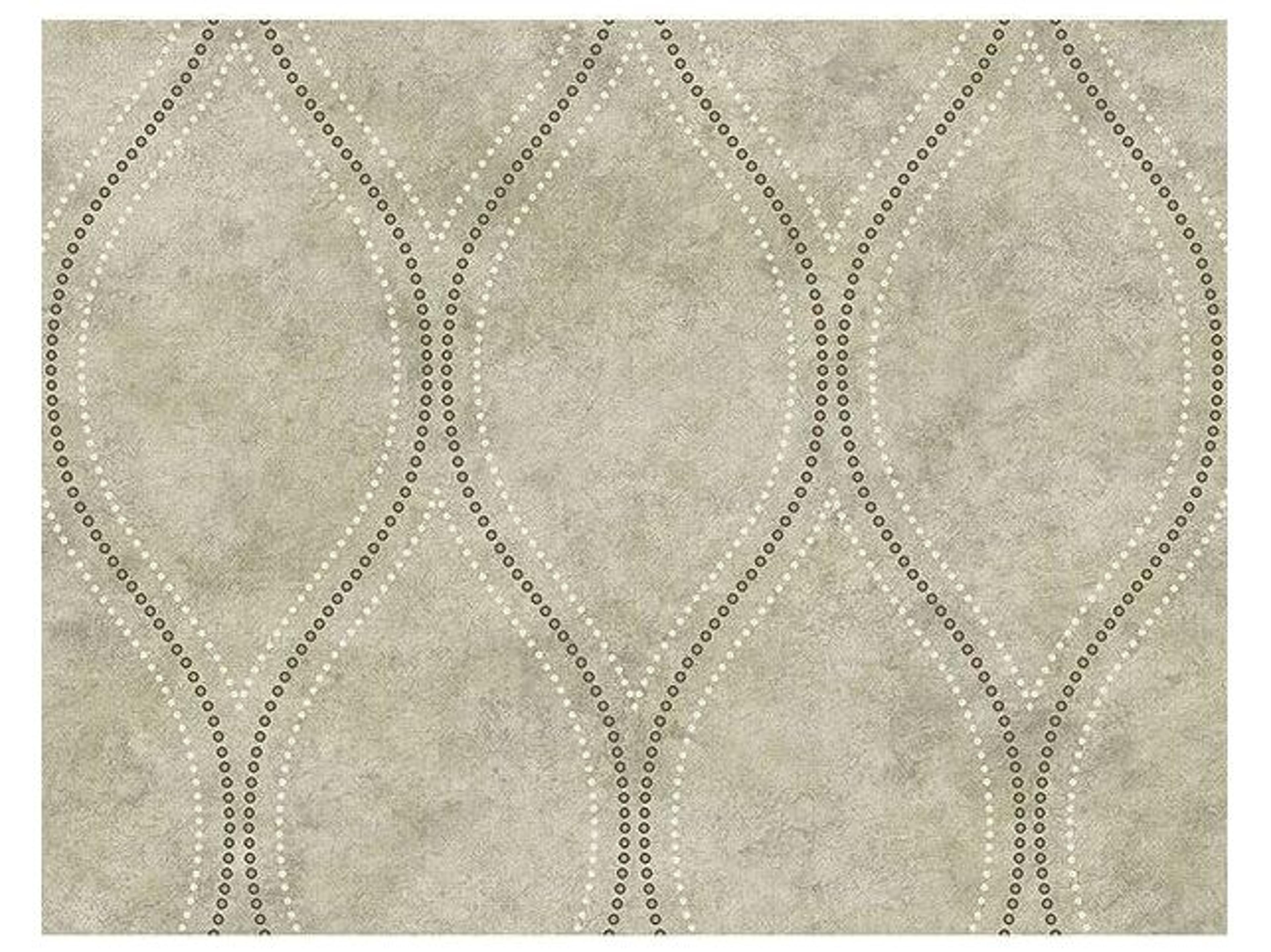 Brewster Home Fashions Kenneth James Eira Light Brown Marble Ogee Wallpaper