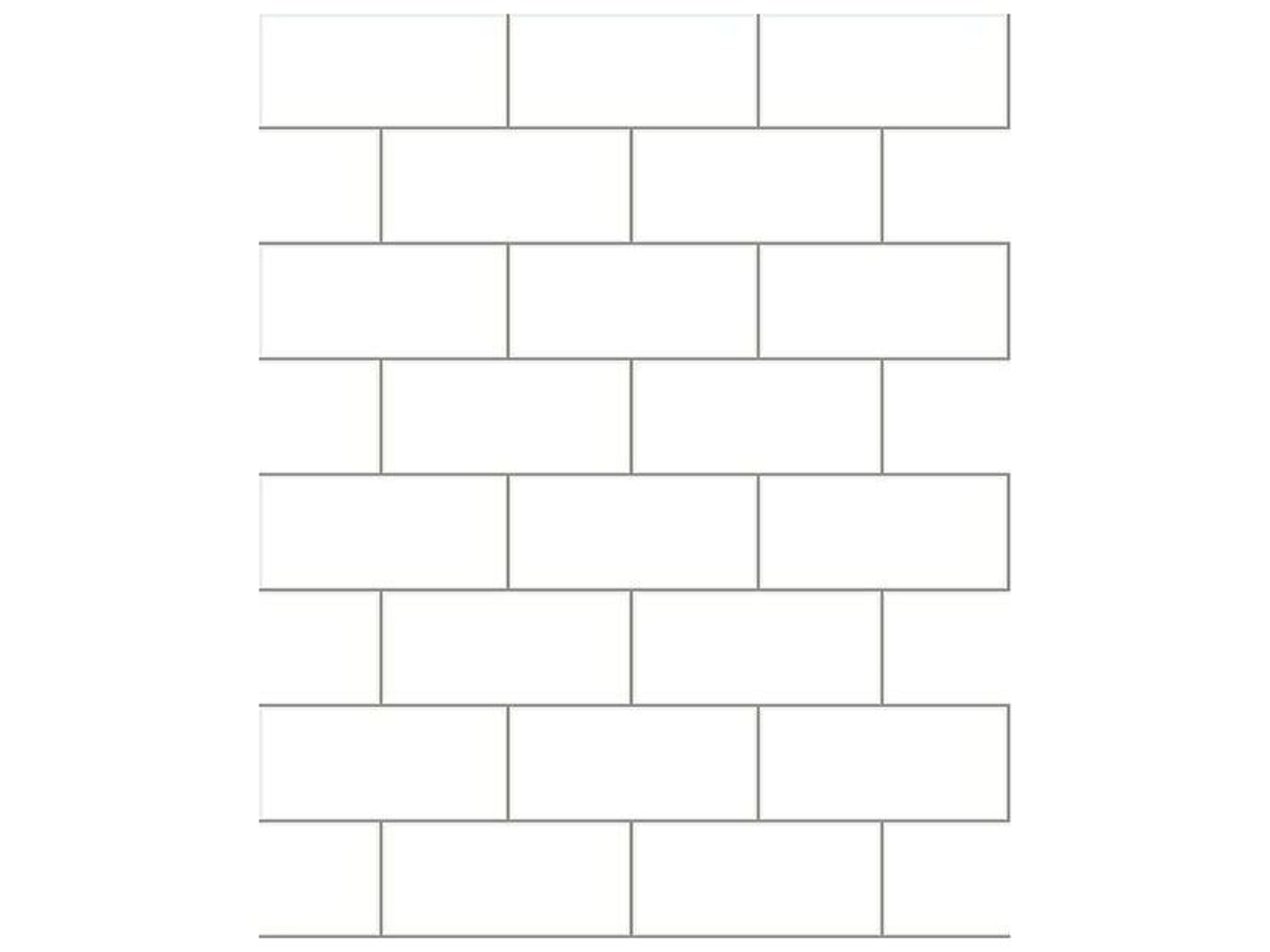 Brewster Home Fashions Kitchen & Bath Essentials Parkway Off-White Subway Tile Wallpaper
