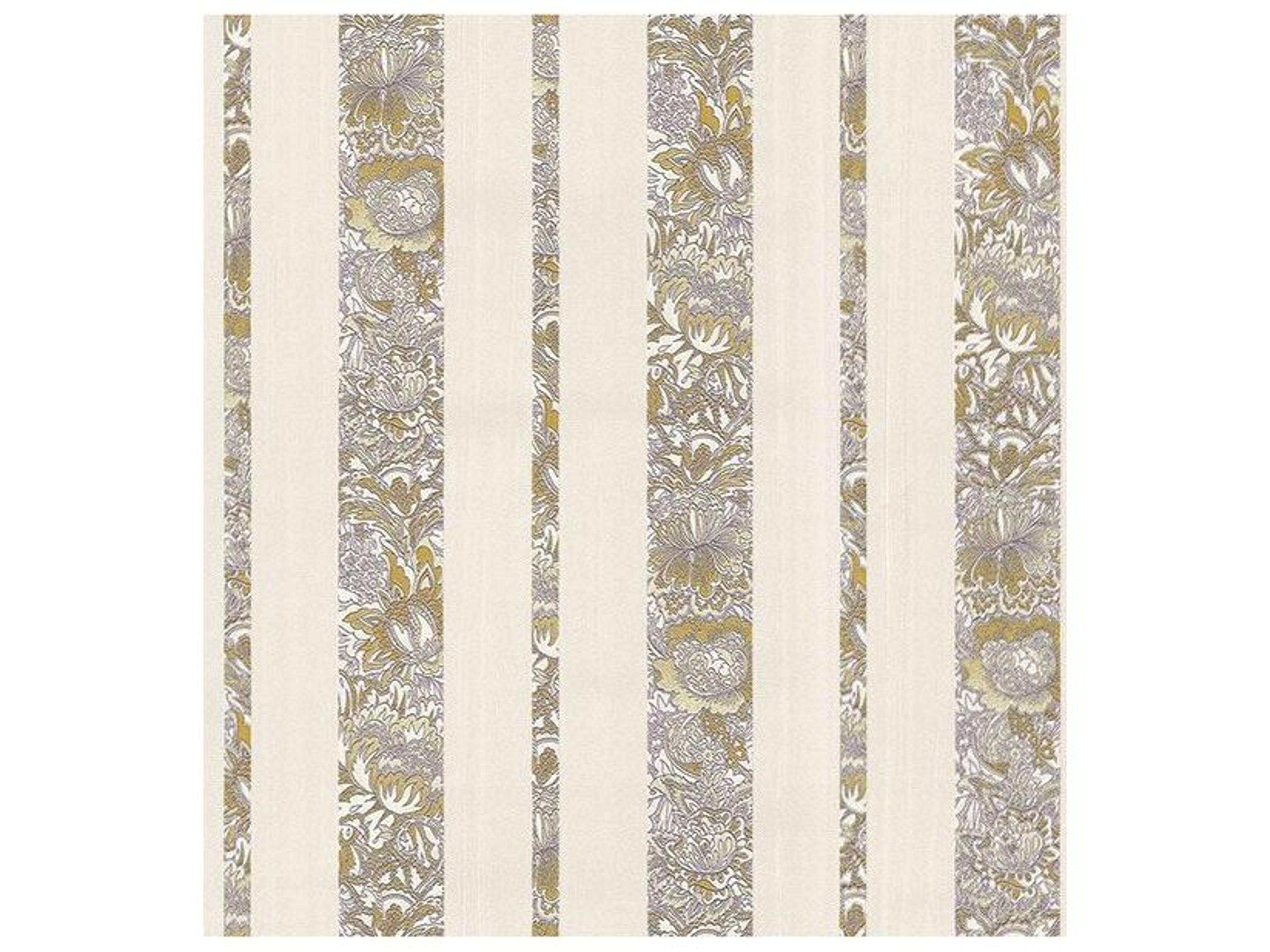 Brewster Home Fashions Bellissimo Vi Certosa Lavender Floral Stripe Wallpaper