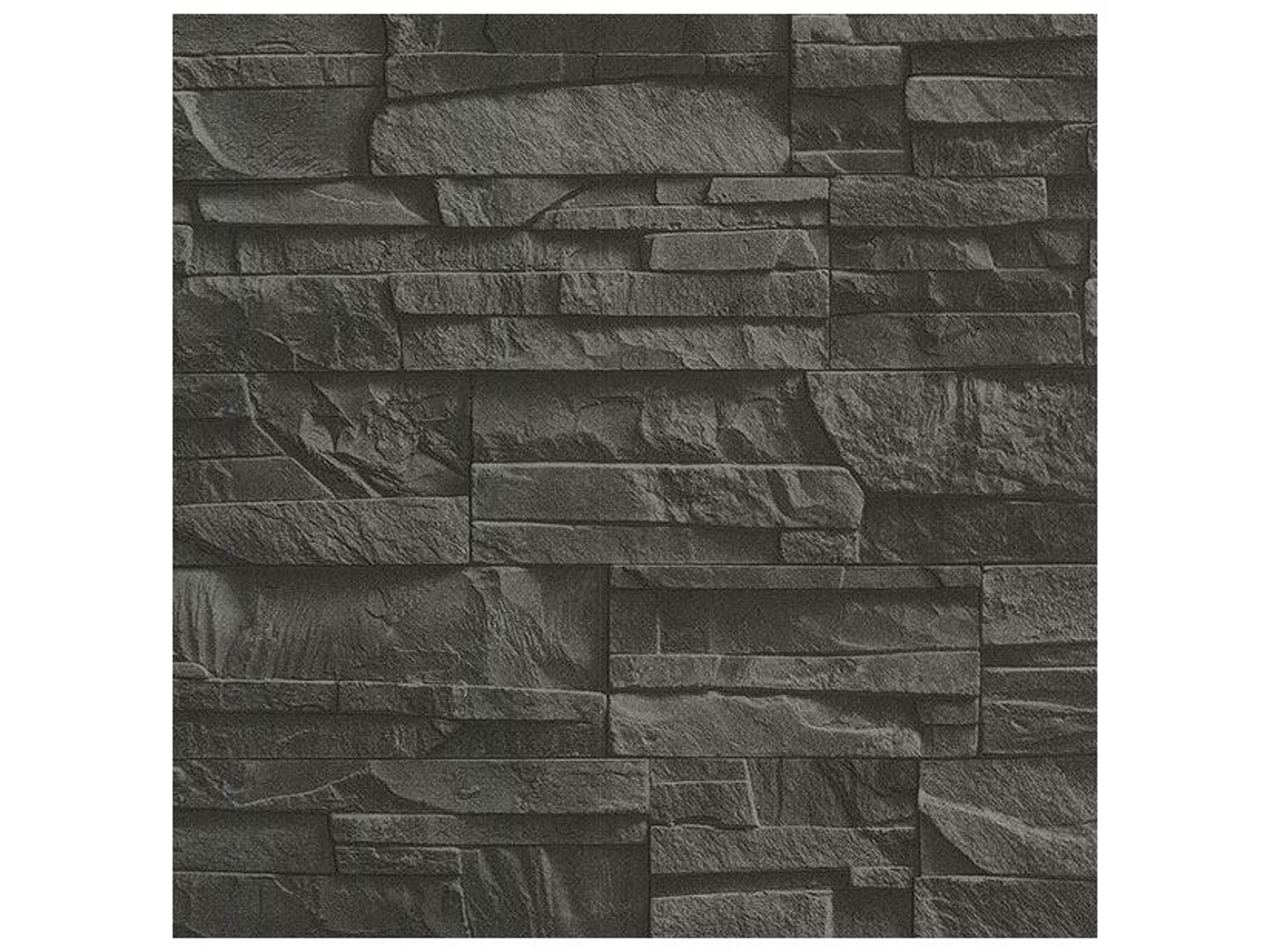 Brewster Home Fashions Advantage Collegiate Charcoal Stacked Slate Wallpaper Collegiate Charcoal Stacked Slate Wallpaper