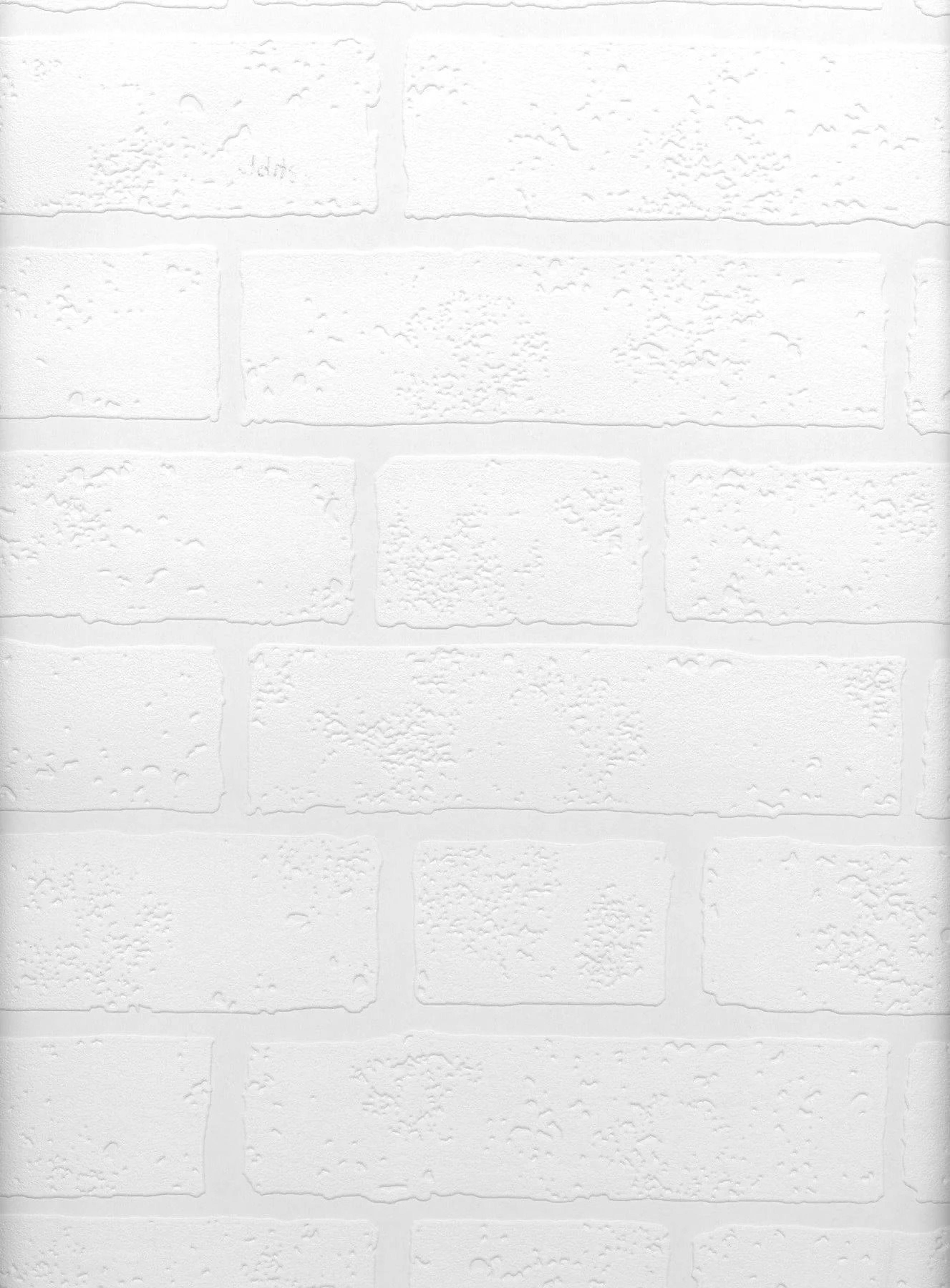 Brewster Home Fashions Paintable Solutions V Bridgers Paintable Brick Wallpaper