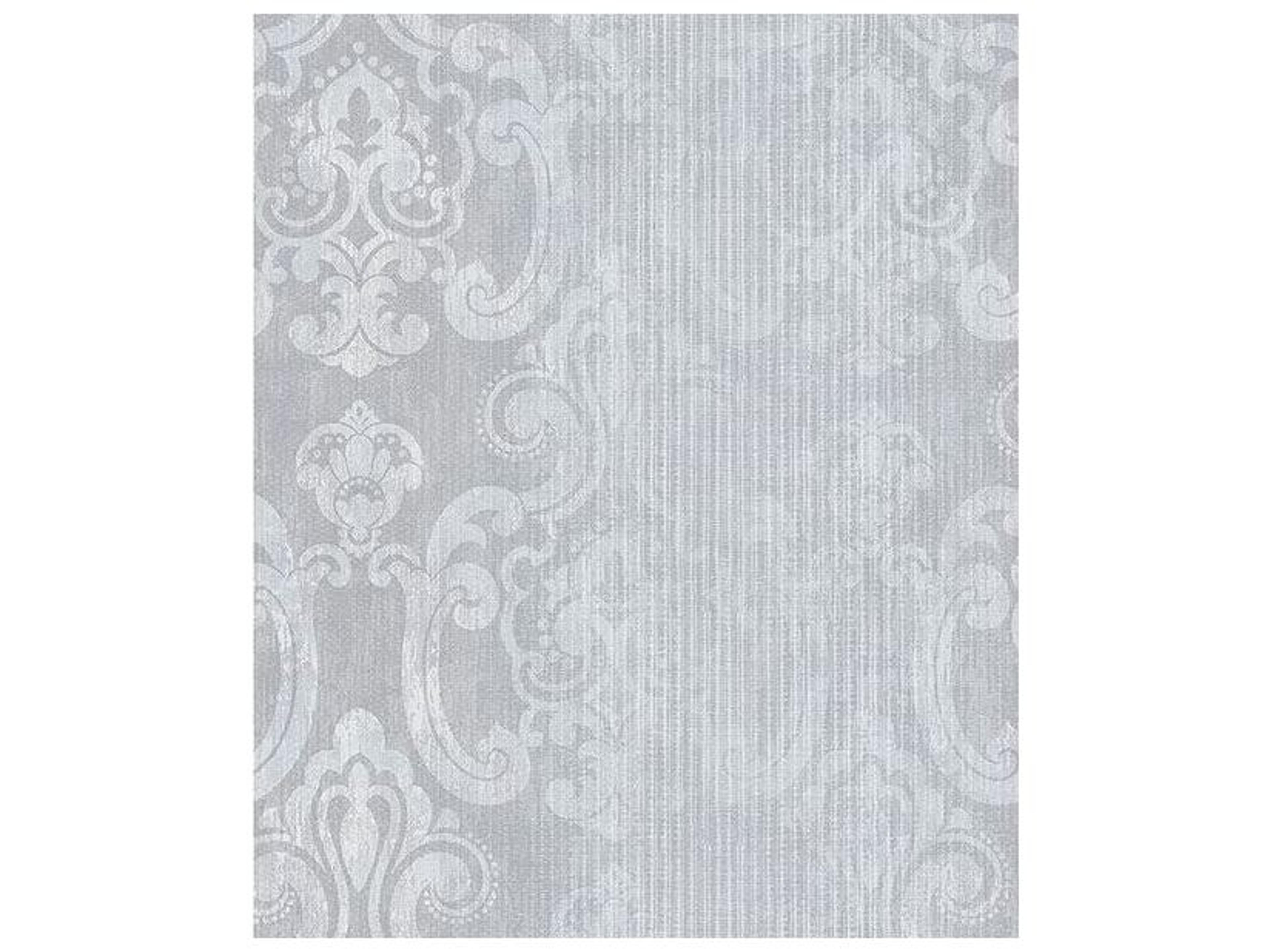 Brewster Home Fashions Advantage Ariana Silver Striped Damask Wallpaper Ariana Silver Striped Damask Wallpaper